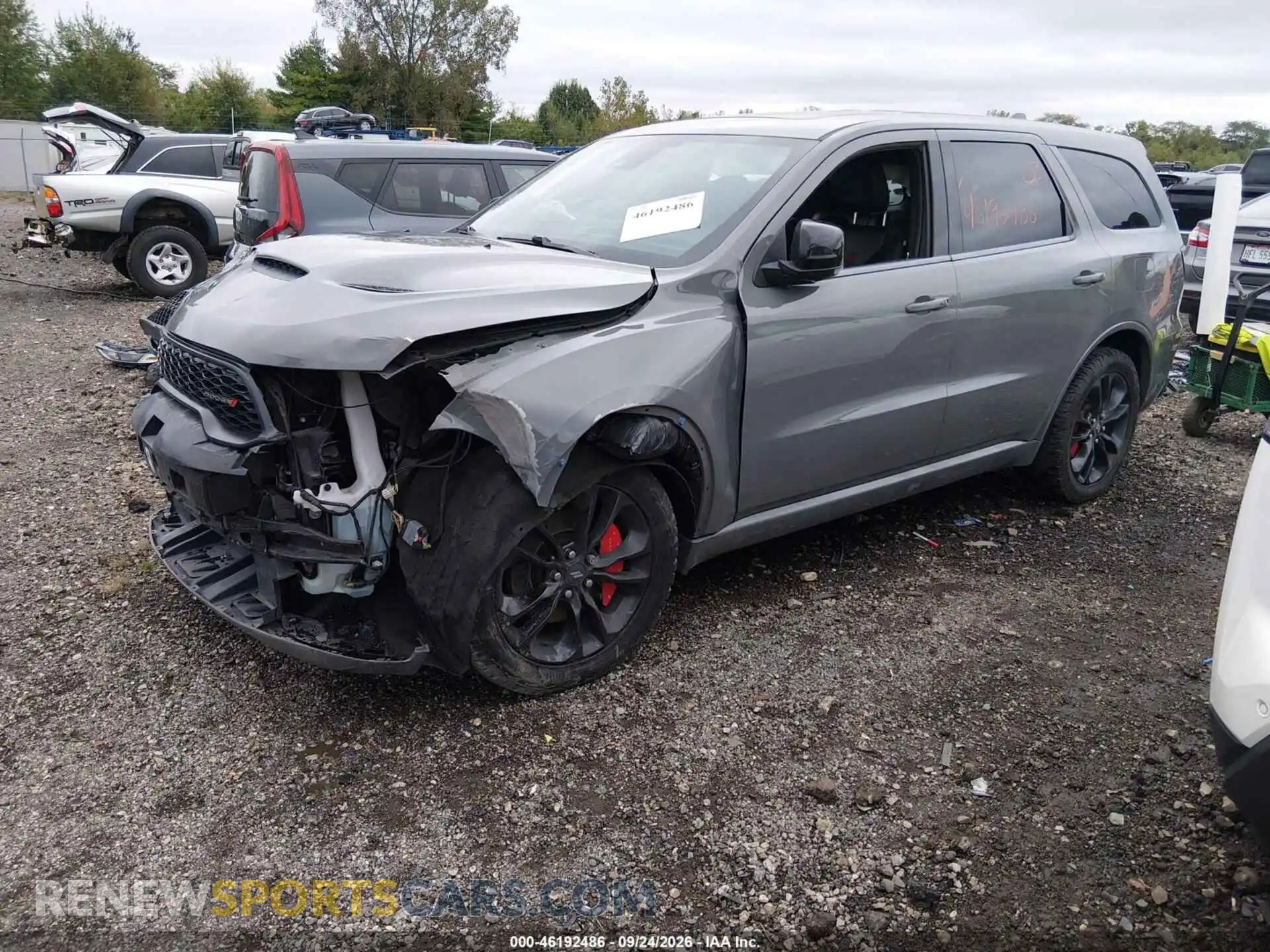 2 Photograph of a damaged car 1C4SDJLT9MC883965 DODGE DURANGO 2021