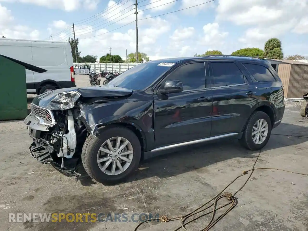 1 Photograph of a damaged car 1C4RDHAG0NC156292 DODGE DURANGO 2022