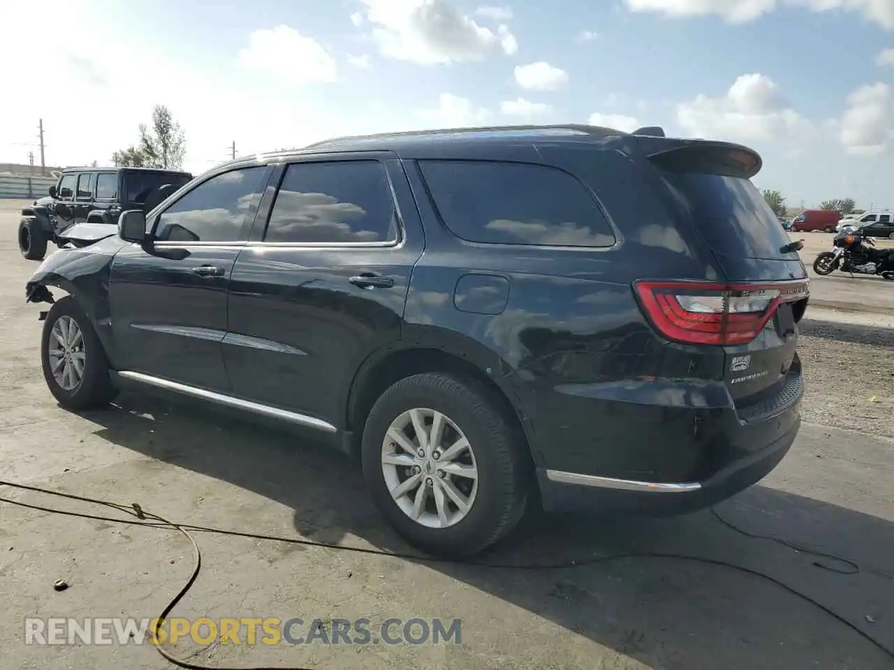 2 Photograph of a damaged car 1C4RDHAG0NC156292 DODGE DURANGO 2022