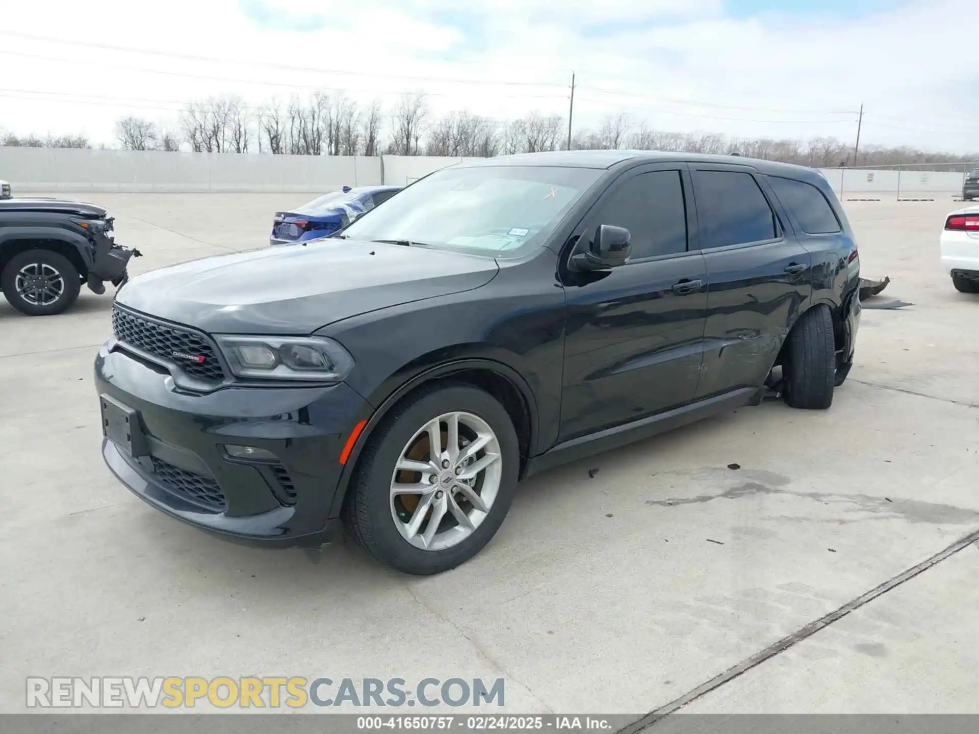 2 Photograph of a damaged car 1C4RDHDG1NC130814 DODGE DURANGO 2022