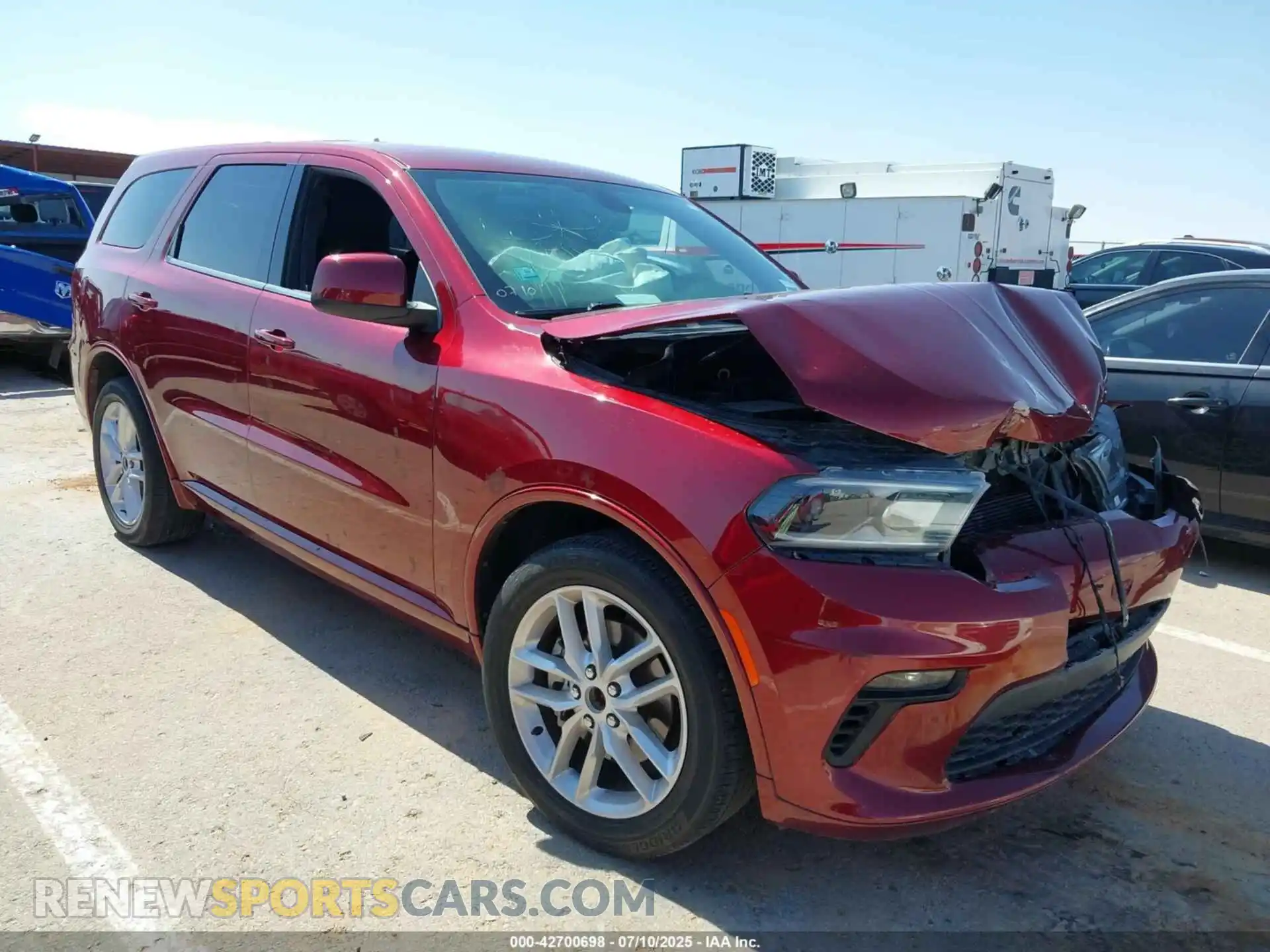 1 Photograph of a damaged car 1C4RDHDG2NC202913 DODGE DURANGO 2022