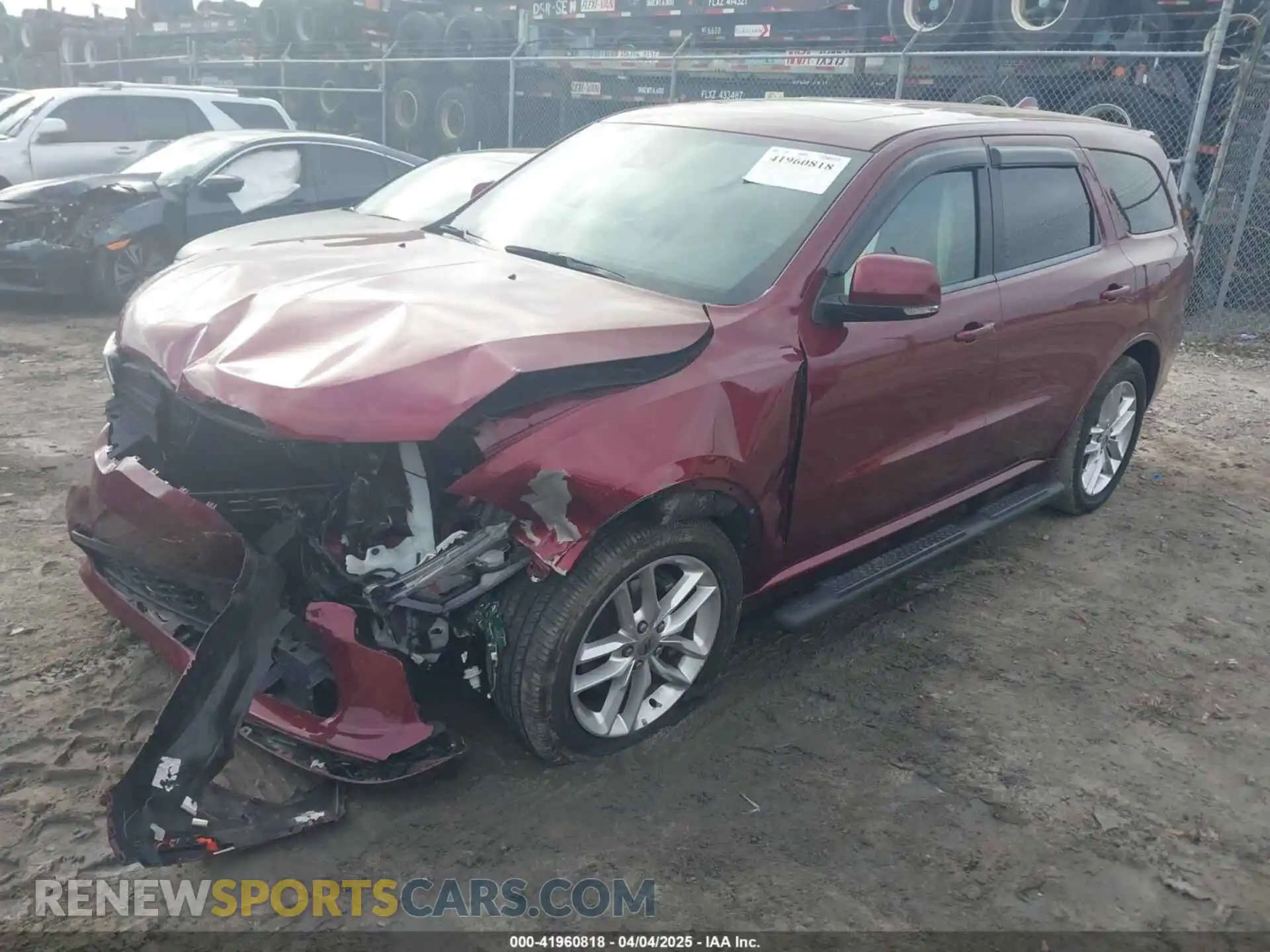 2 Photograph of a damaged car 1C4RDHDG3NC156069 DODGE DURANGO 2022