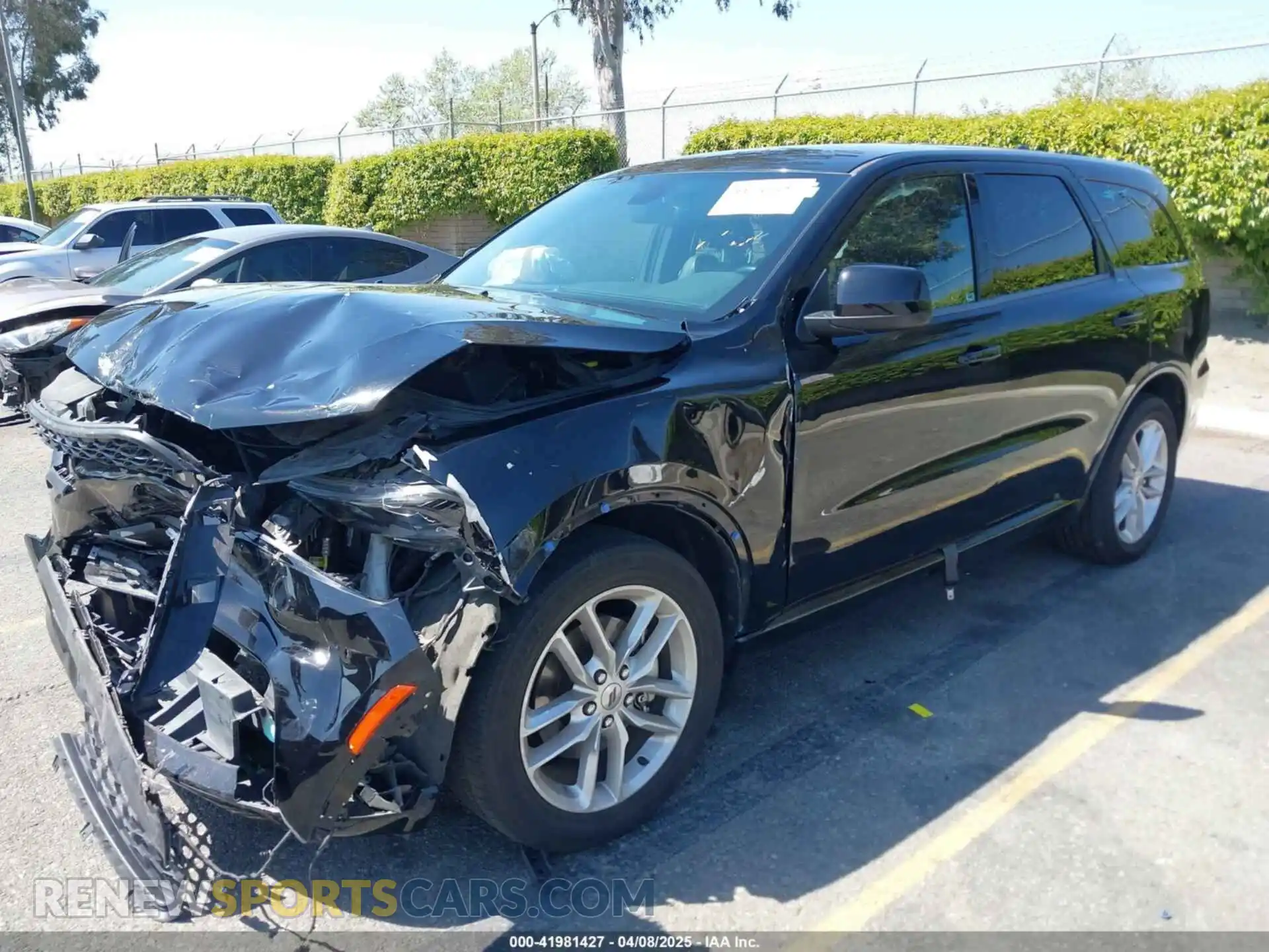 2 fotografías del automóvil dañado 1C4RDHDG4NC130855 DODGE DURANGO 2022