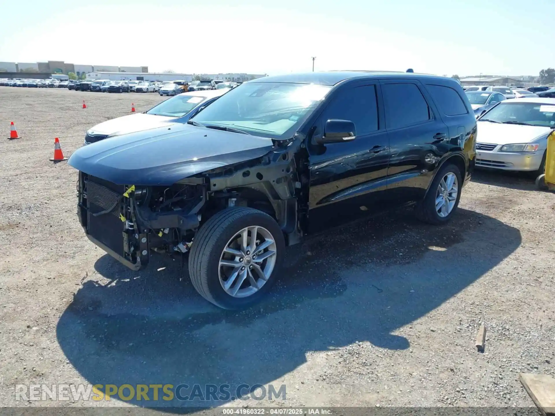 2 Photograph of a damaged car 1C4RDHDG5NC198260 DODGE DURANGO 2022