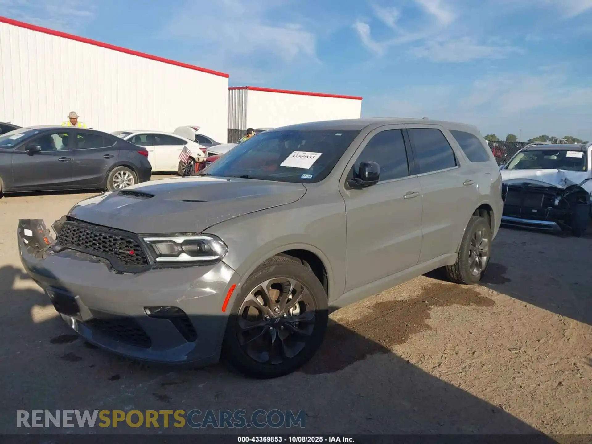 2 Photograph of a damaged car 1C4RDHDG7NC159024 DODGE DURANGO 2022