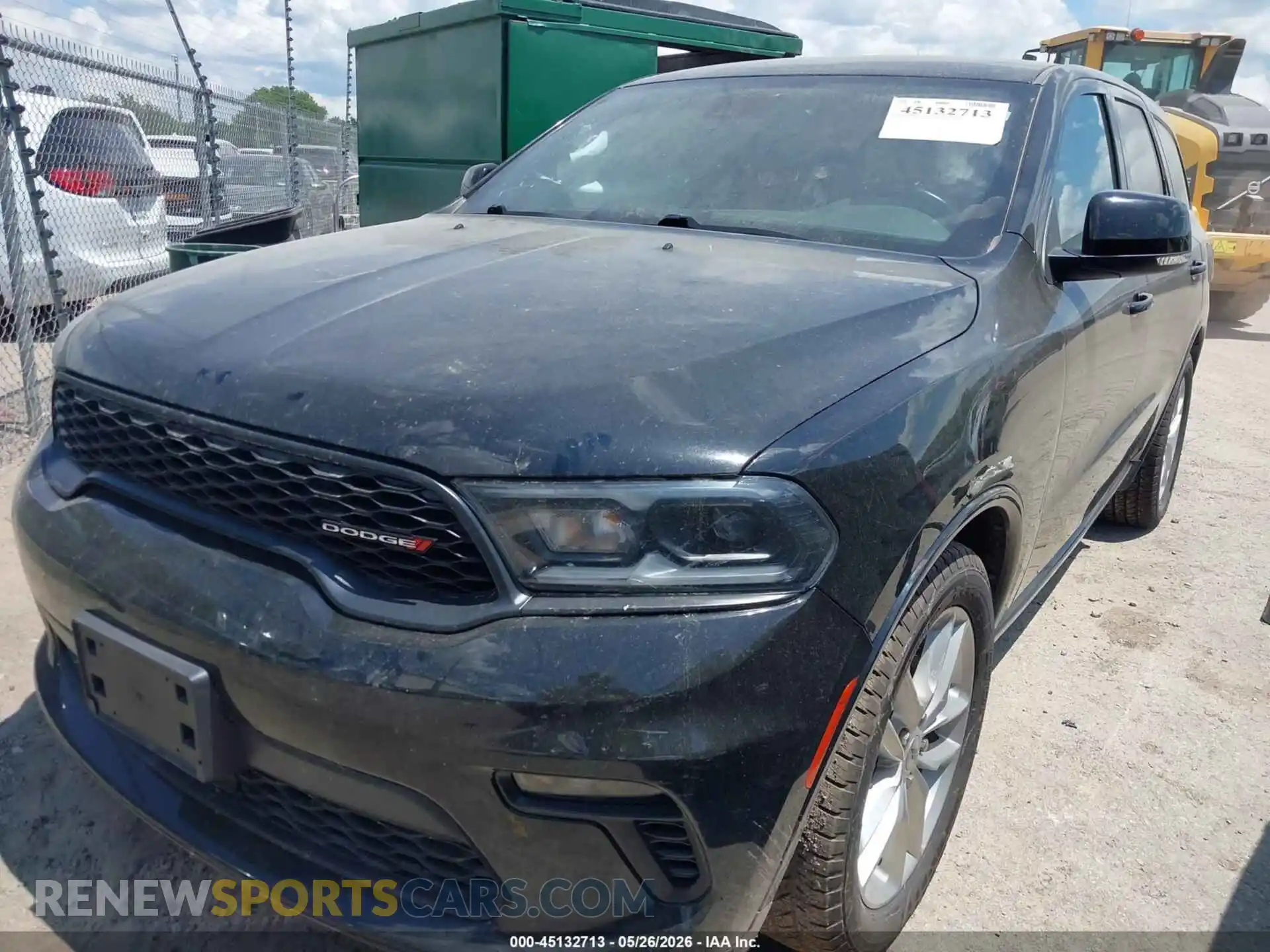 2 fotografías del automóvil dañado 1C4RDHDG9NC218218 DODGE DURANGO 2022