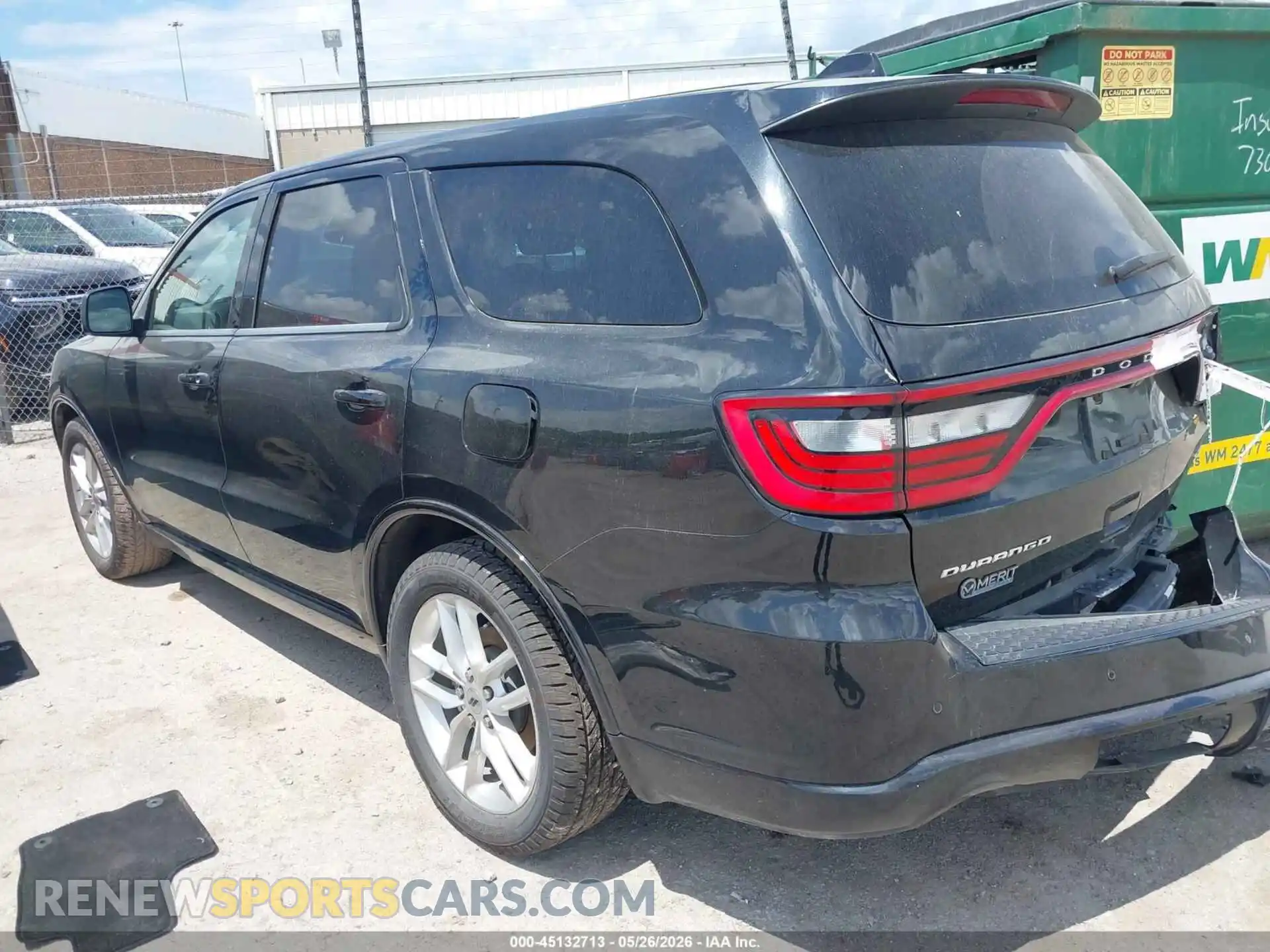 3 fotografías del automóvil dañado 1C4RDHDG9NC218218 DODGE DURANGO 2022