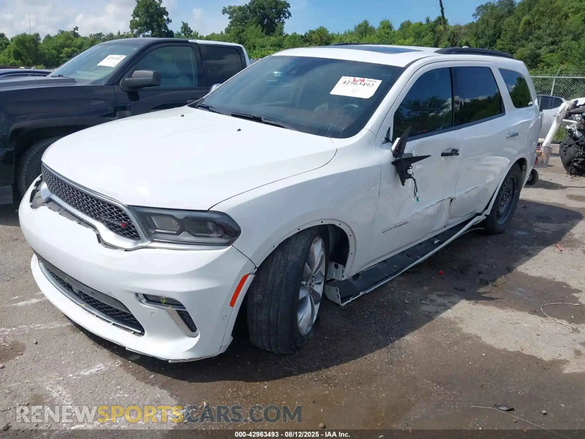 2 Photograph of a damaged car 1C4RDHEGXNC217660 DODGE DURANGO 2022