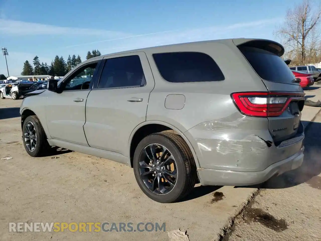 2 Photograph of a damaged car 1C4RDJAG1NC215938 DODGE DURANGO 2022