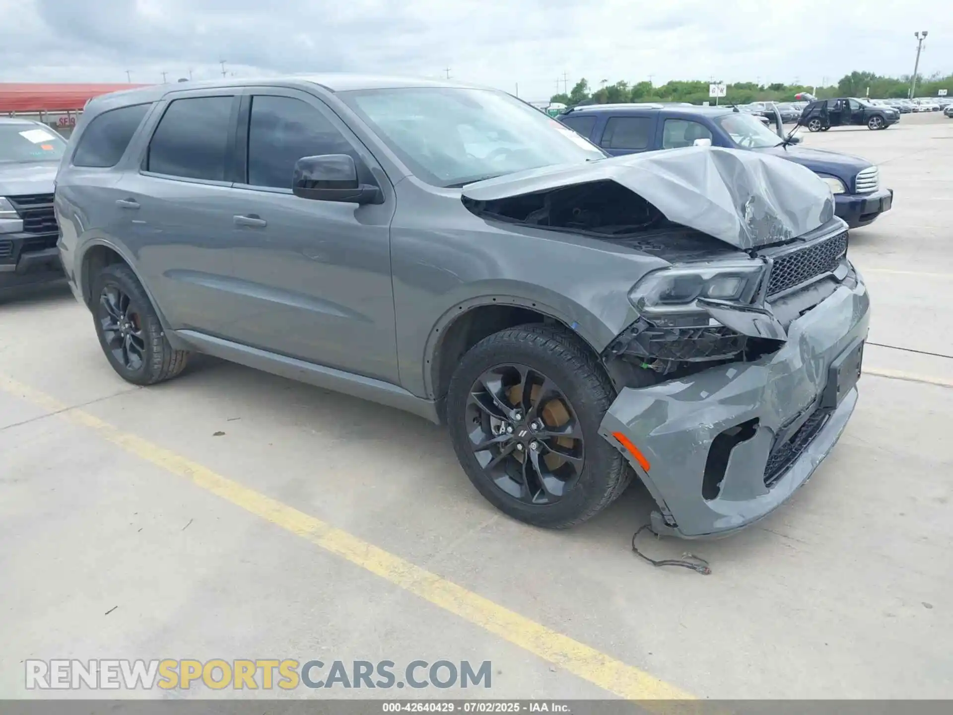 1 Photograph of a damaged car 1C4RDJAG3NC174261 DODGE DURANGO 2022