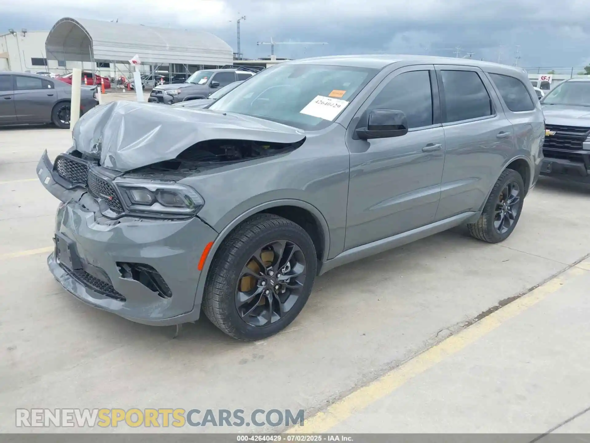 2 Photograph of a damaged car 1C4RDJAG3NC174261 DODGE DURANGO 2022