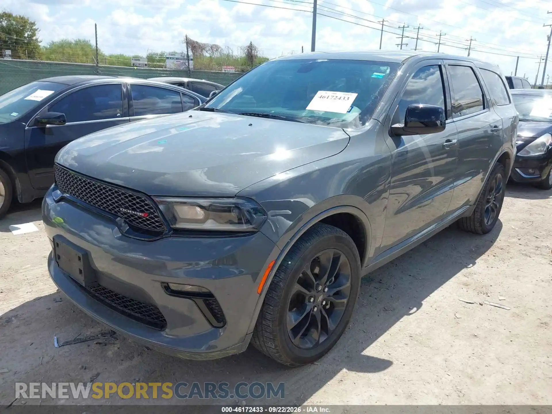 2 Photograph of a damaged car 1C4RDJAGXNC158140 DODGE DURANGO 2022