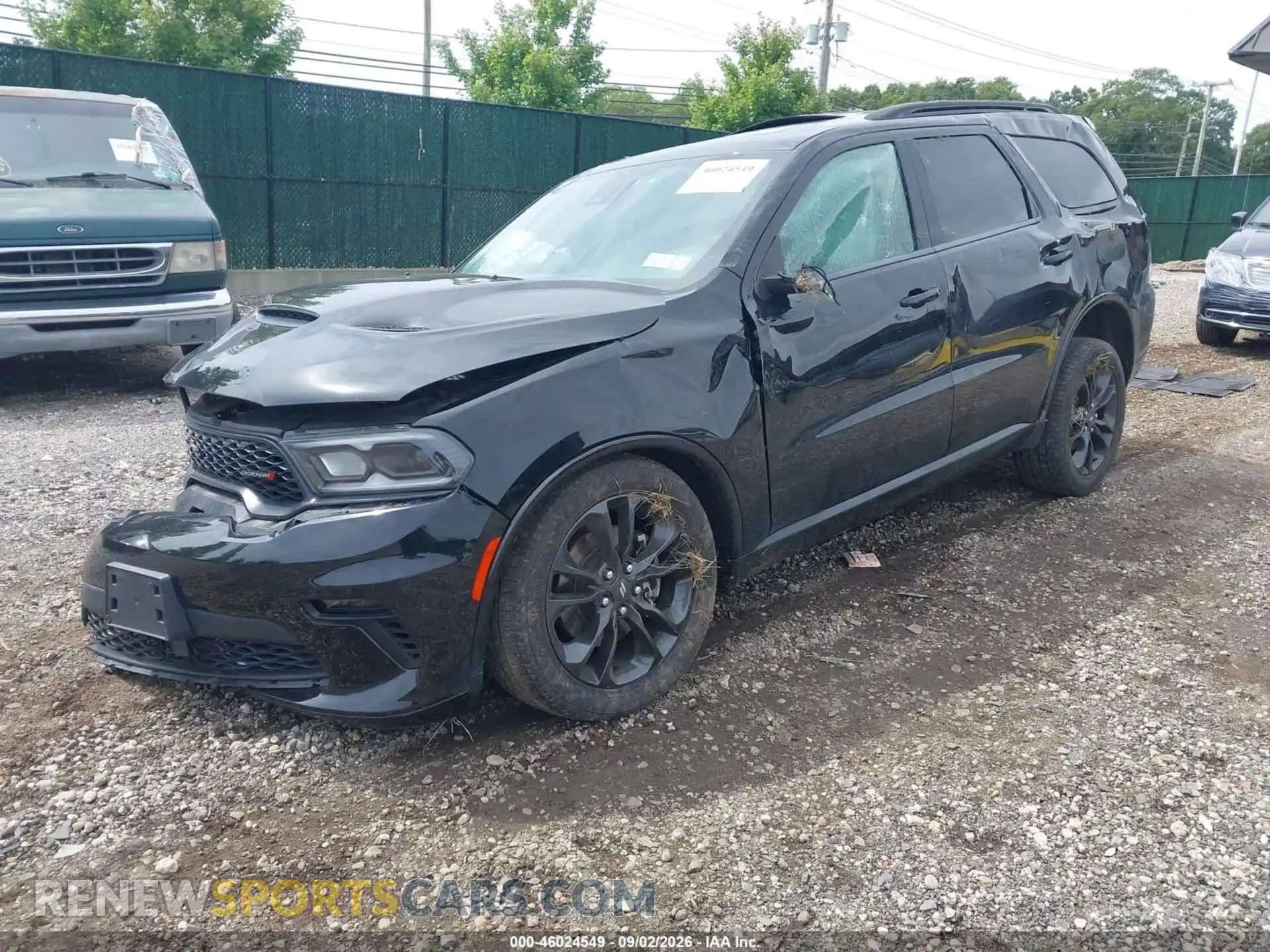 2 Photograph of a damaged car 1C4RDJDG0NC201461 DODGE DURANGO 2022