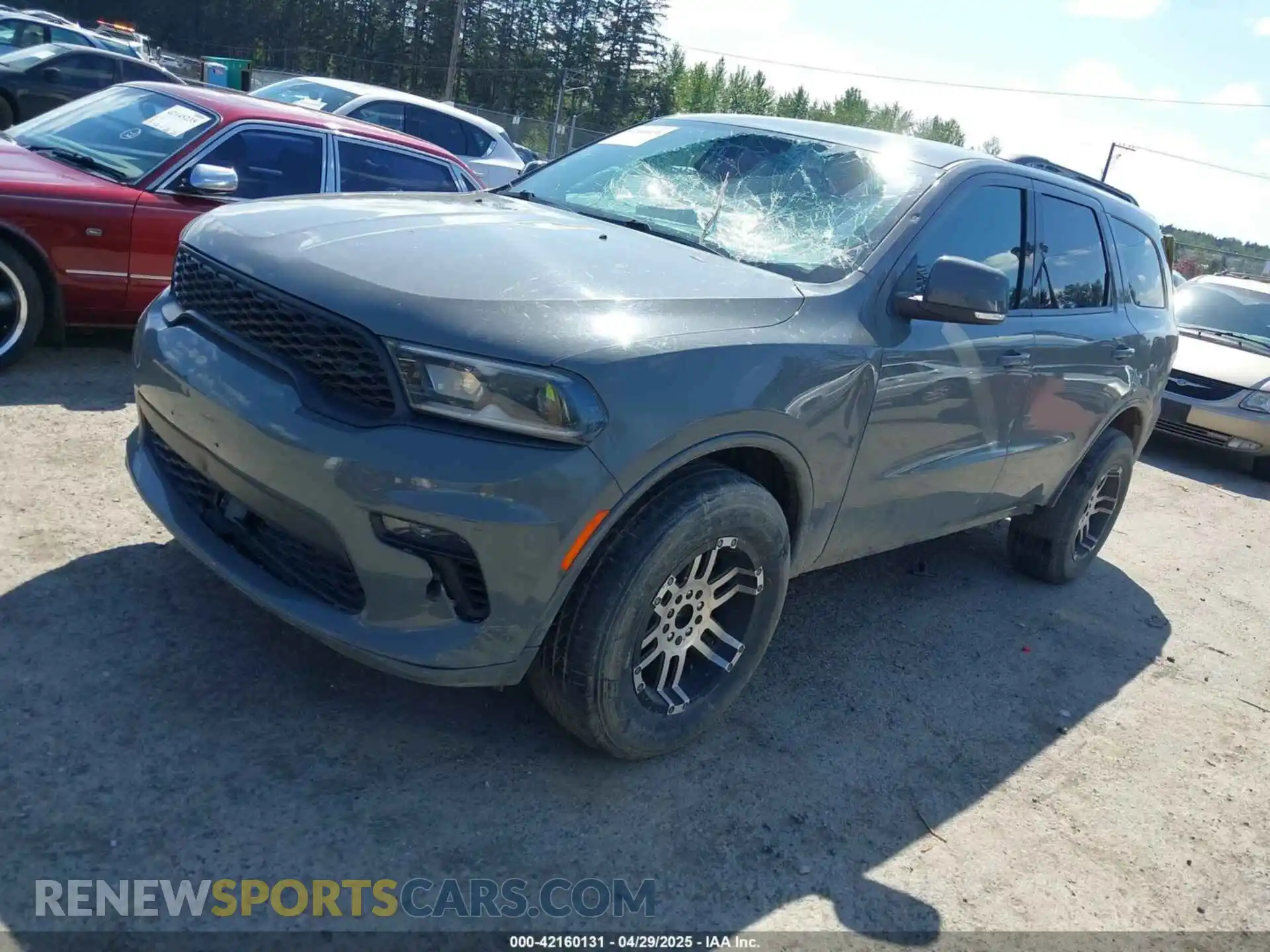 2 Photograph of a damaged car 1C4RDJDG0NC219426 DODGE DURANGO 2022