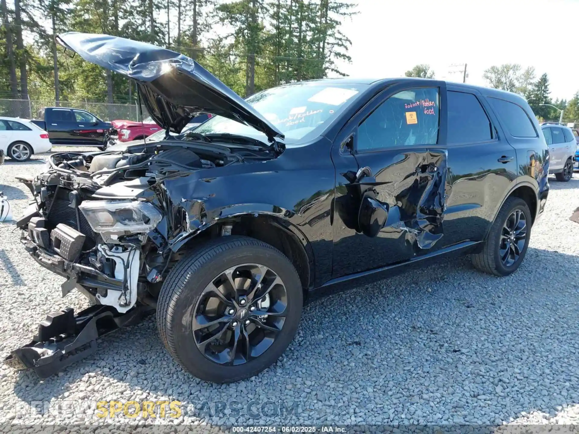 2 Photograph of a damaged car 1C4RDJDG1NC212016 DODGE DURANGO 2022