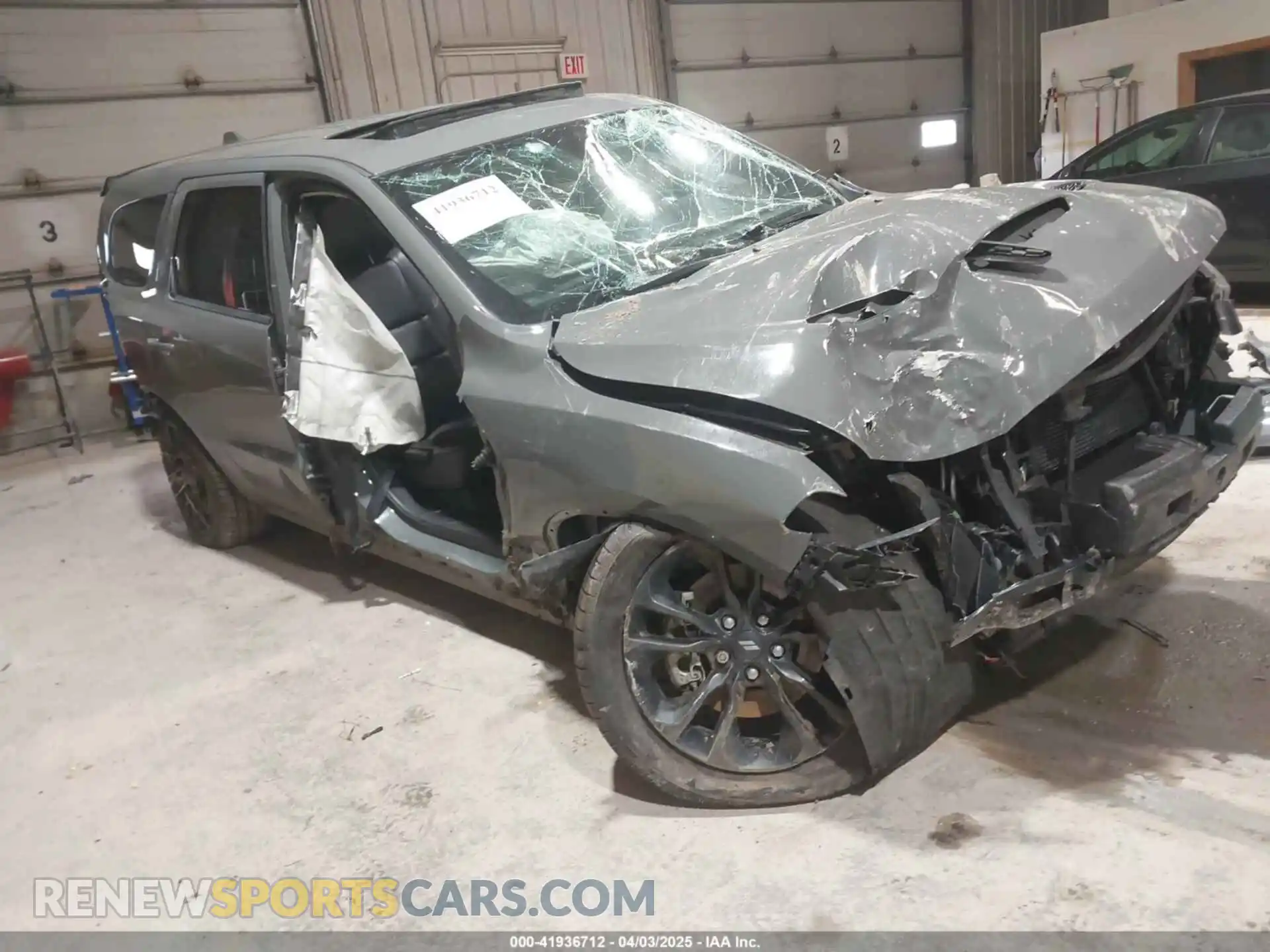 1 Photograph of a damaged car 1C4RDJDG6NC212352 DODGE DURANGO 2022
