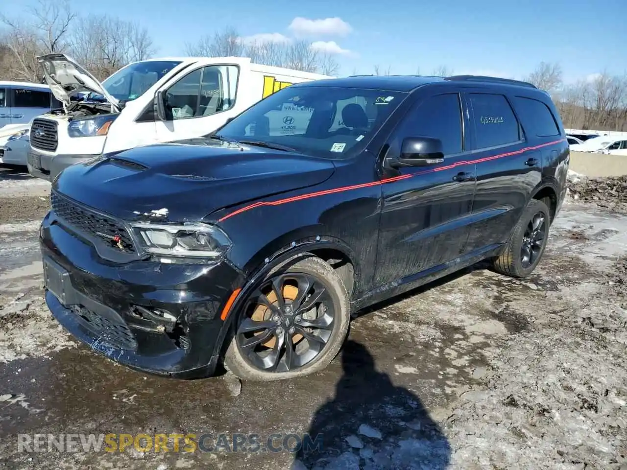 1 Photograph of a damaged car 1C4RDJDG7NC134809 DODGE DURANGO 2022