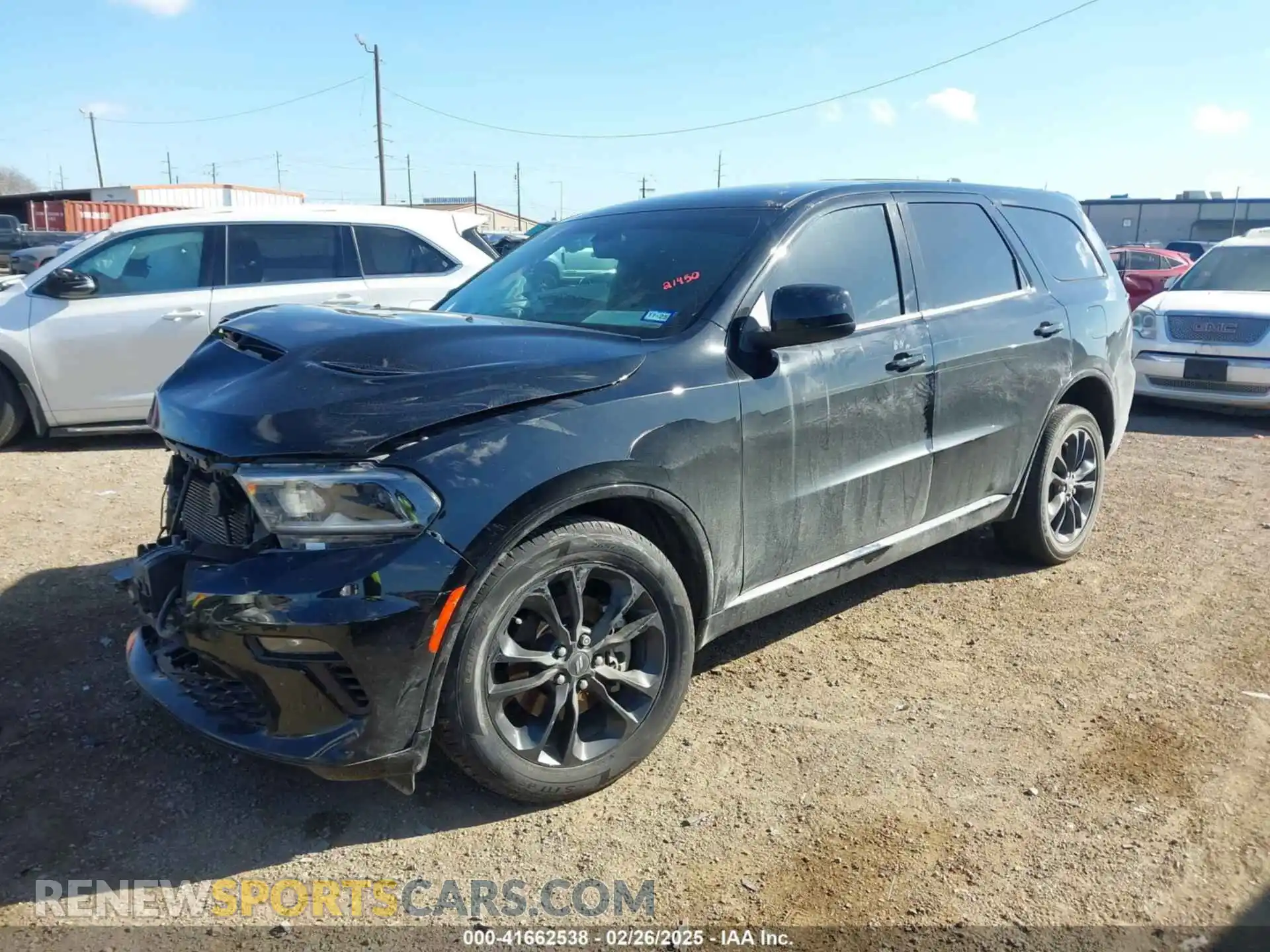 2 Photograph of a damaged car 1C4RDJDG9NC211518 DODGE DURANGO 2022