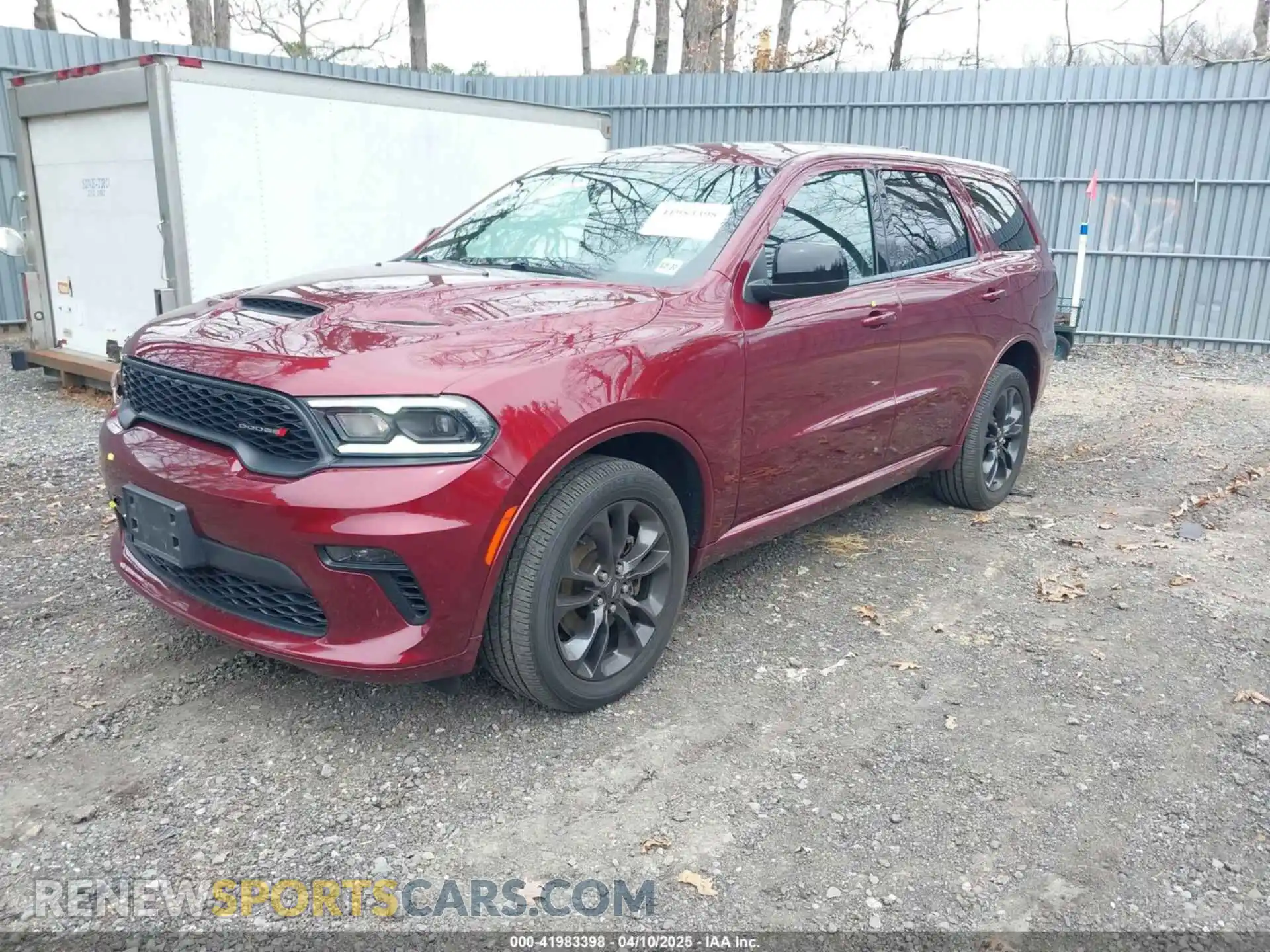 2 Photograph of a damaged car 1C4RDJDG9NC211566 DODGE DURANGO 2022