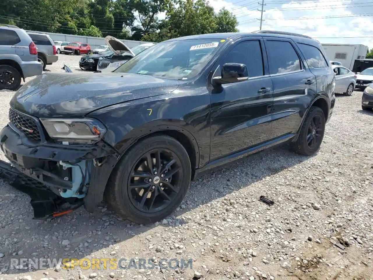 1 Photograph of a damaged car 1C4RDJDGXNC134559 DODGE DURANGO 2022