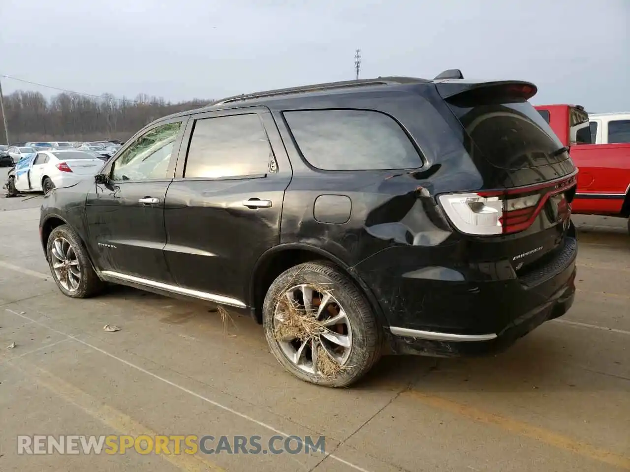 2 fotografías del automóvil dañado 1C4RDJEG6NC133360 DODGE DURANGO 2022