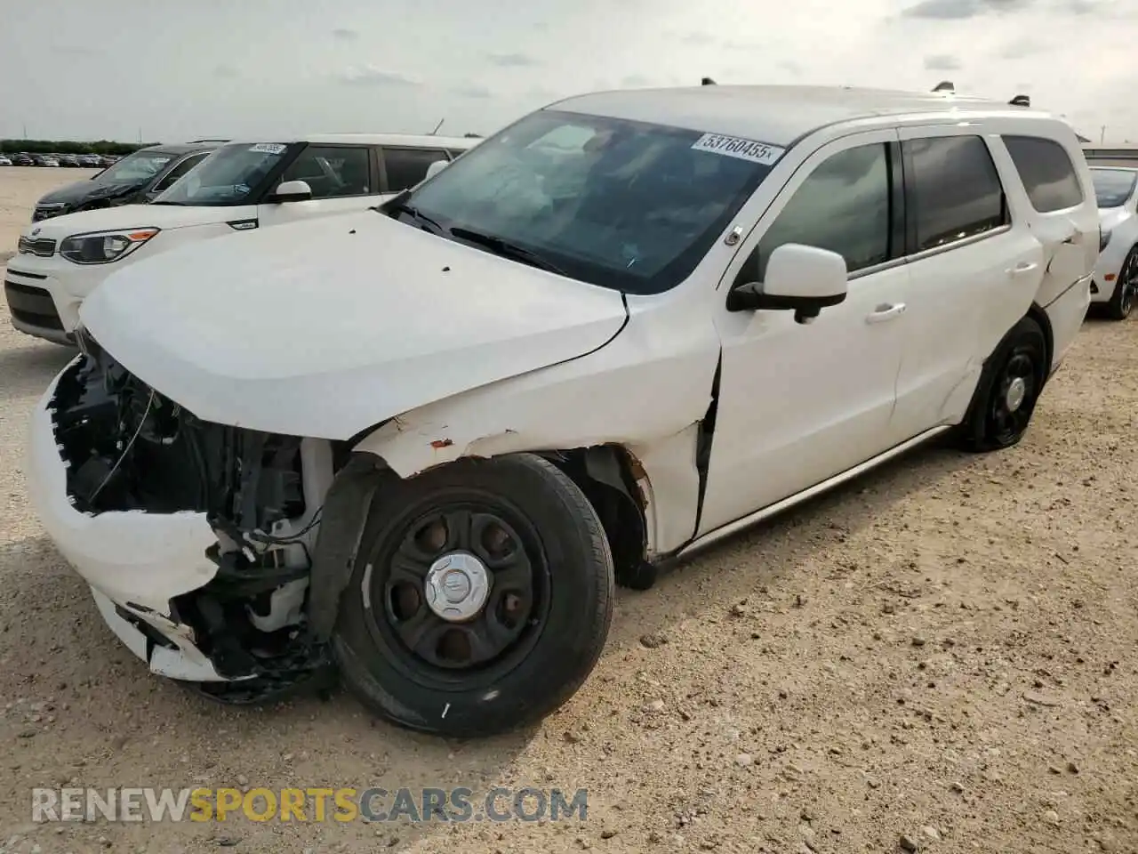 1 Photograph of a damaged car 1C4RDJFG8NC132600 DODGE DURANGO 2022