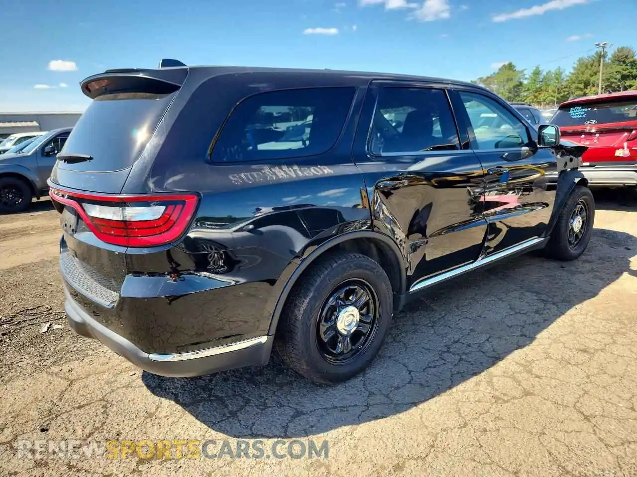 3 fotografías del automóvil dañado 1C4RDJFG8NC185121 DODGE DURANGO 2022