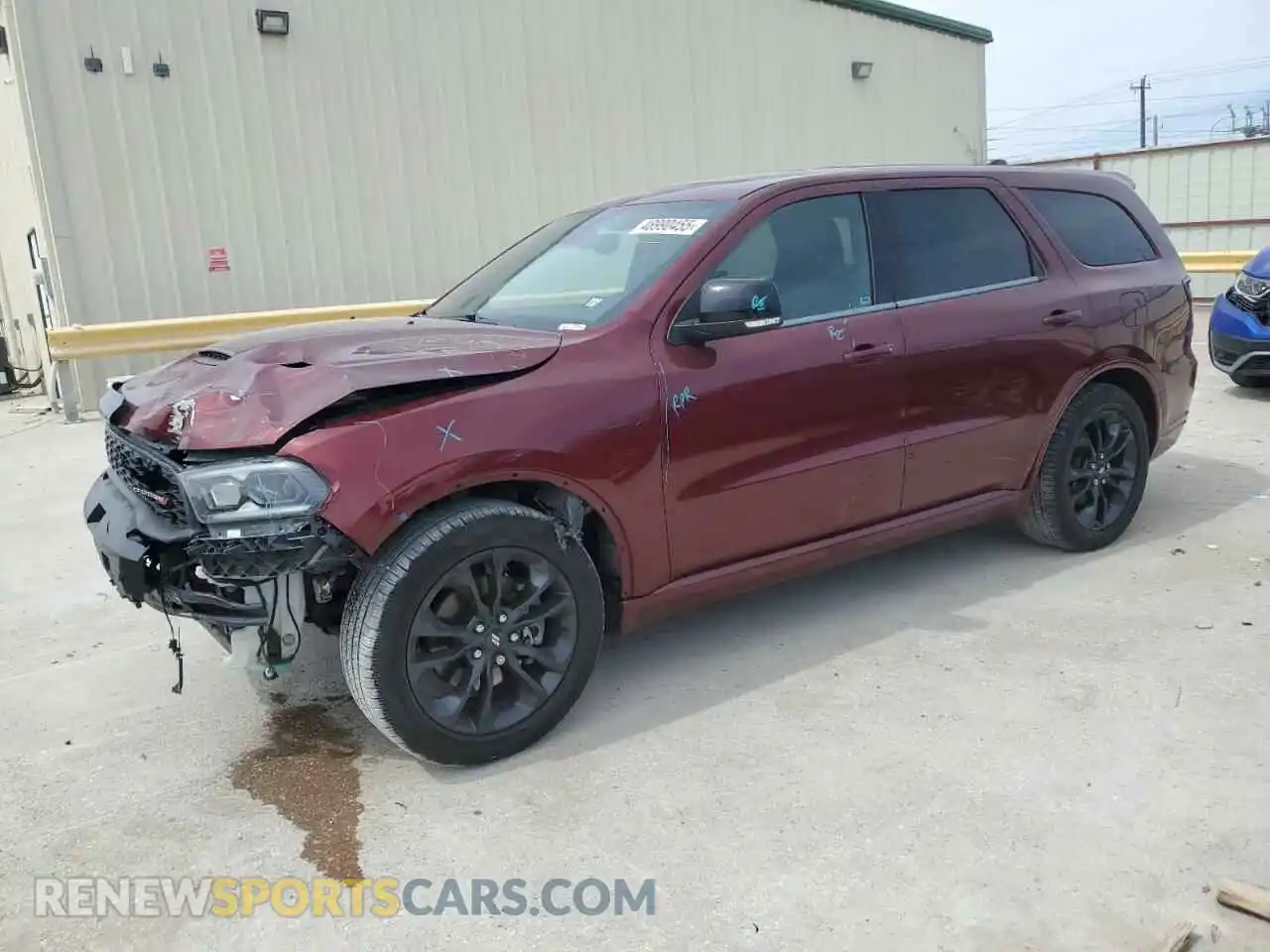 1 Photograph of a damaged car 1C4SDHCT1NC102379 DODGE DURANGO 2022