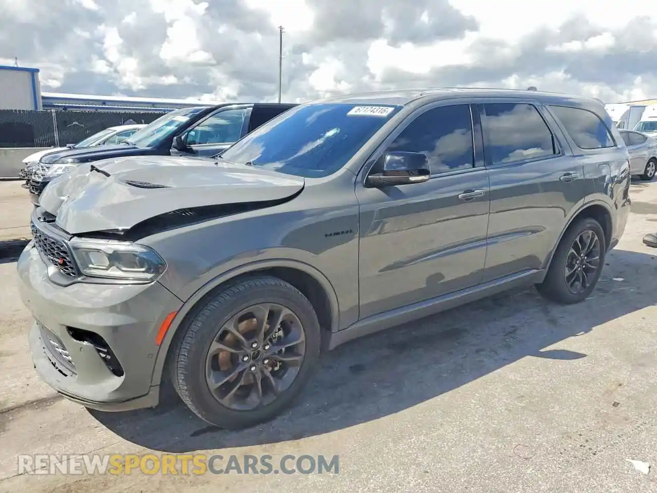 1 Фотография поврежденного автомобиля 1C4SDHCT3NC218005 DODGE DURANGO 2022