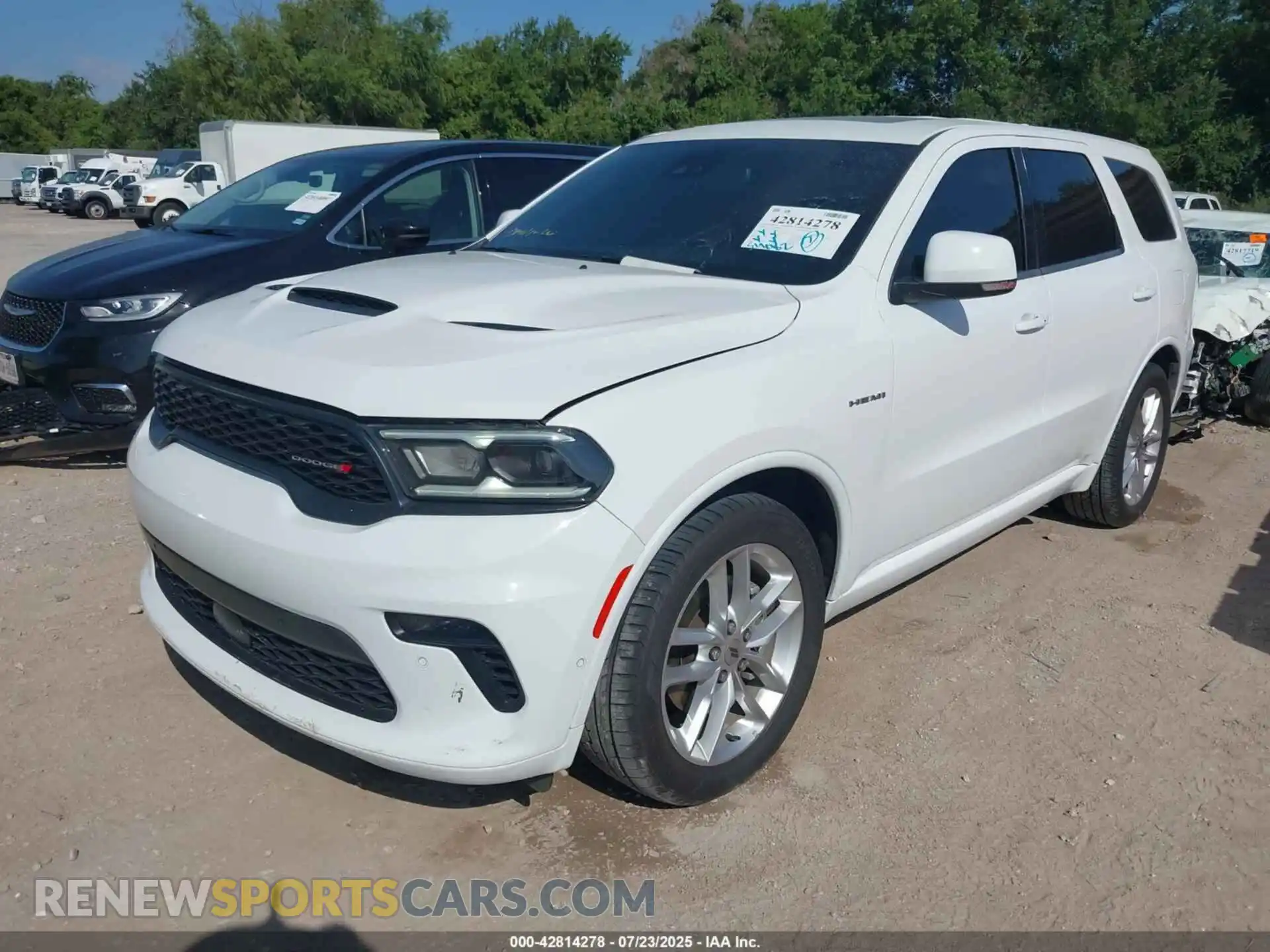 2 Photograph of a damaged car 1C4SDHCT6NC217849 DODGE DURANGO 2022