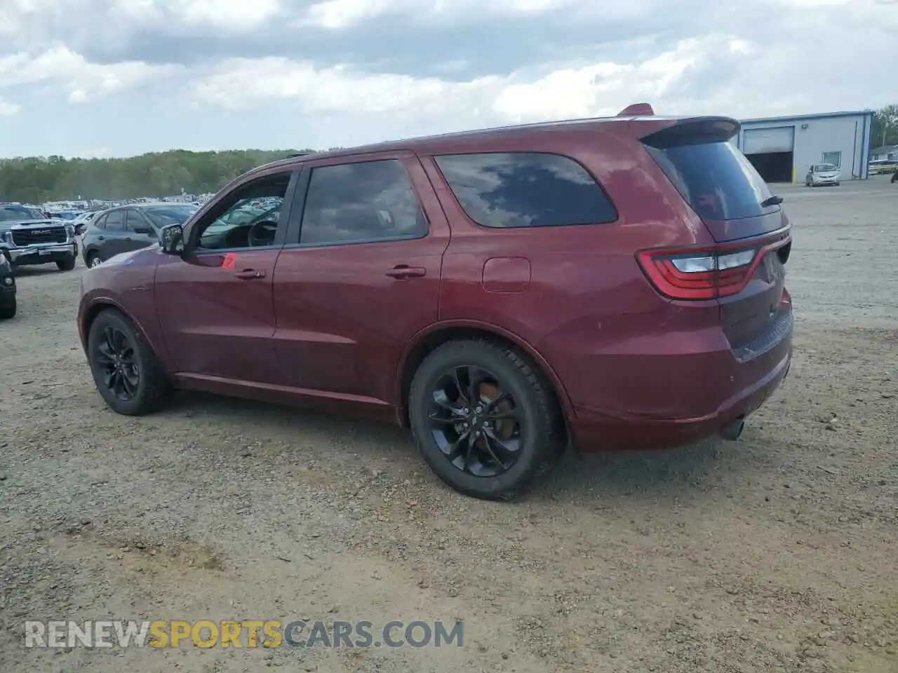 2 Photograph of a damaged car 1C4SDHCT9NC203590 DODGE DURANGO 2022