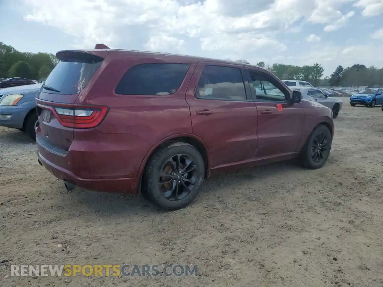 3 Photograph of a damaged car 1C4SDHCT9NC203590 DODGE DURANGO 2022