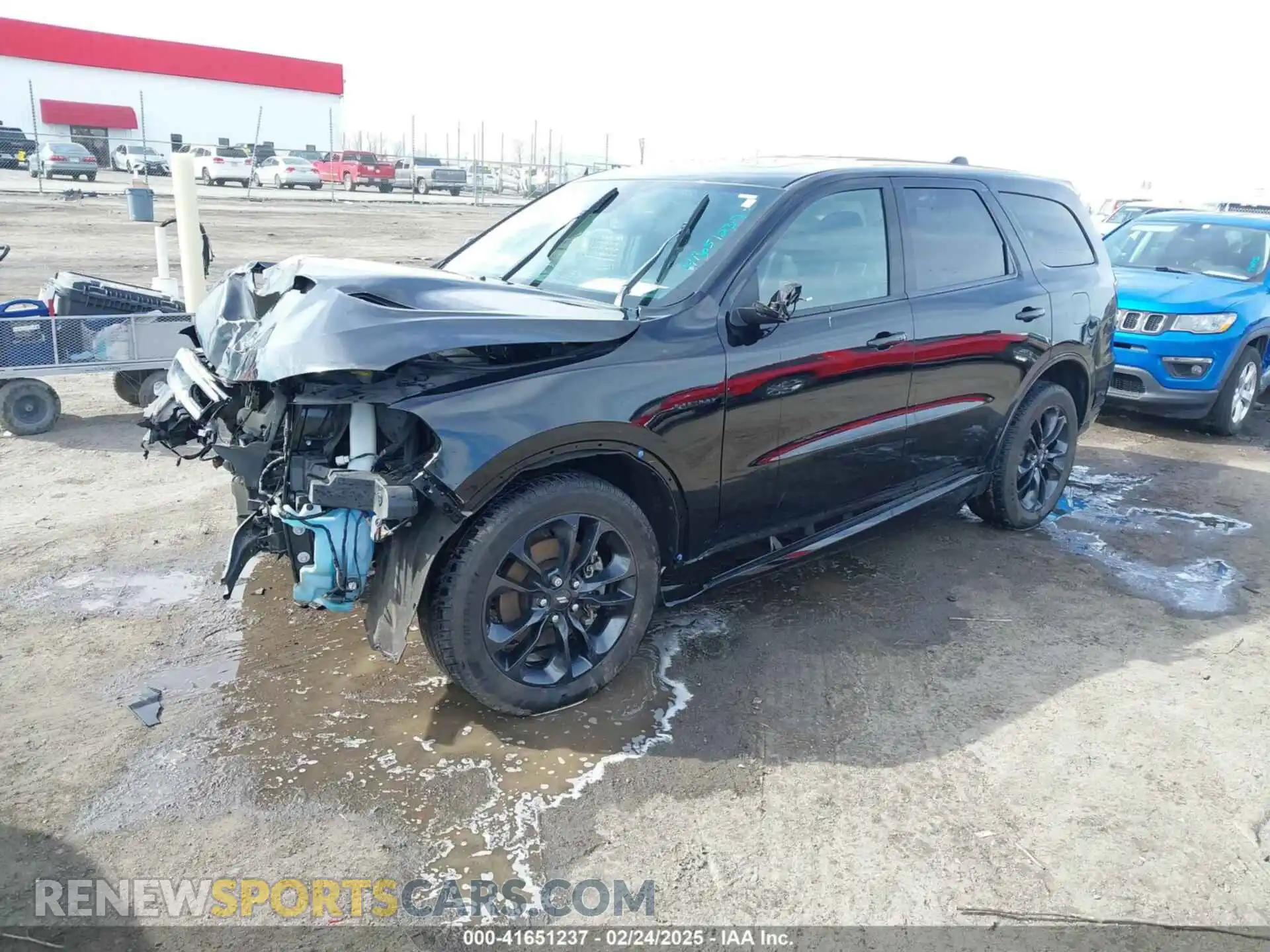 2 Photograph of a damaged car 1C4SDJCT0NC133162 DODGE DURANGO 2022