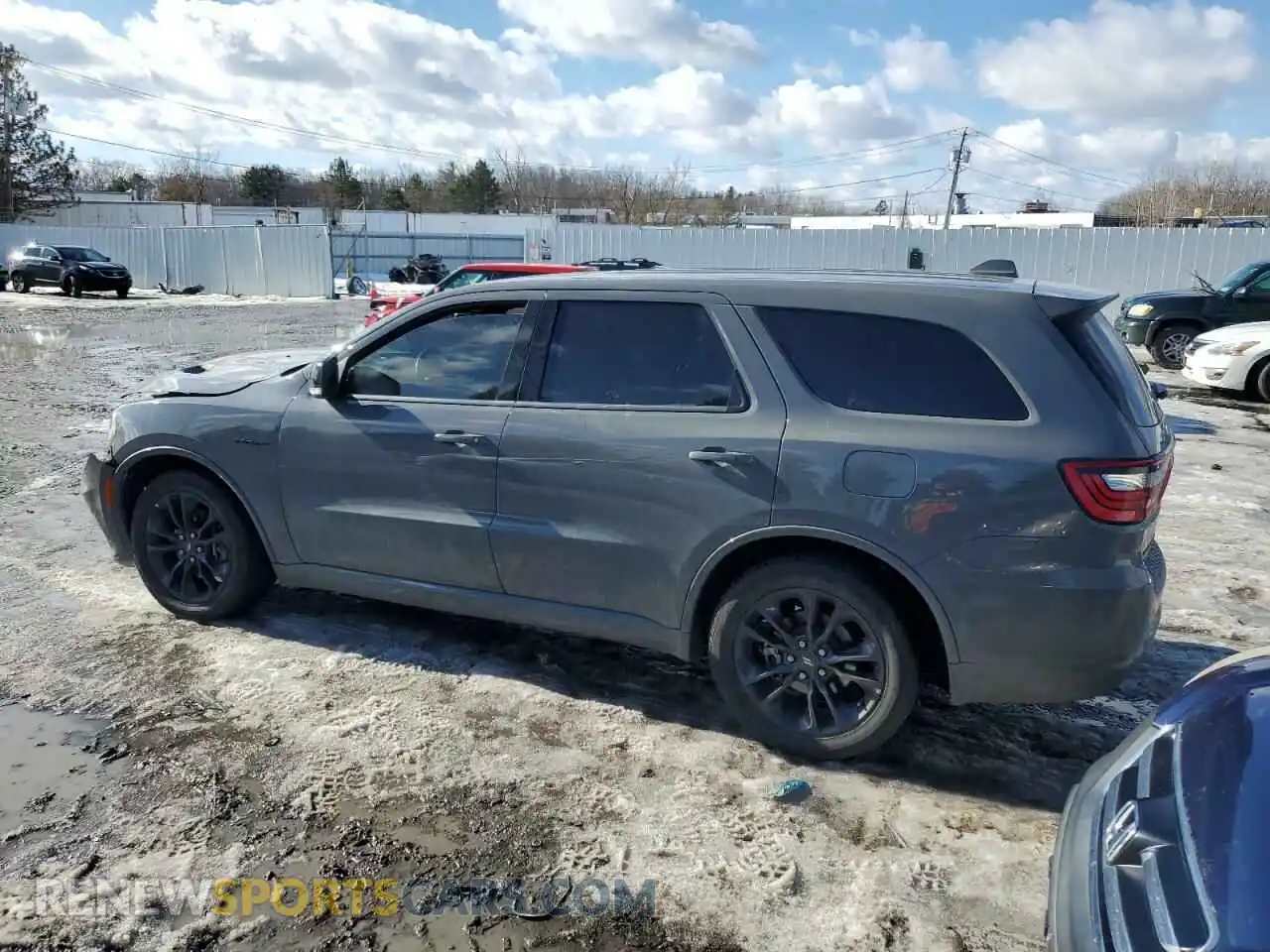 2 Photograph of a damaged car 1C4SDJCT0NC207471 DODGE DURANGO 2022