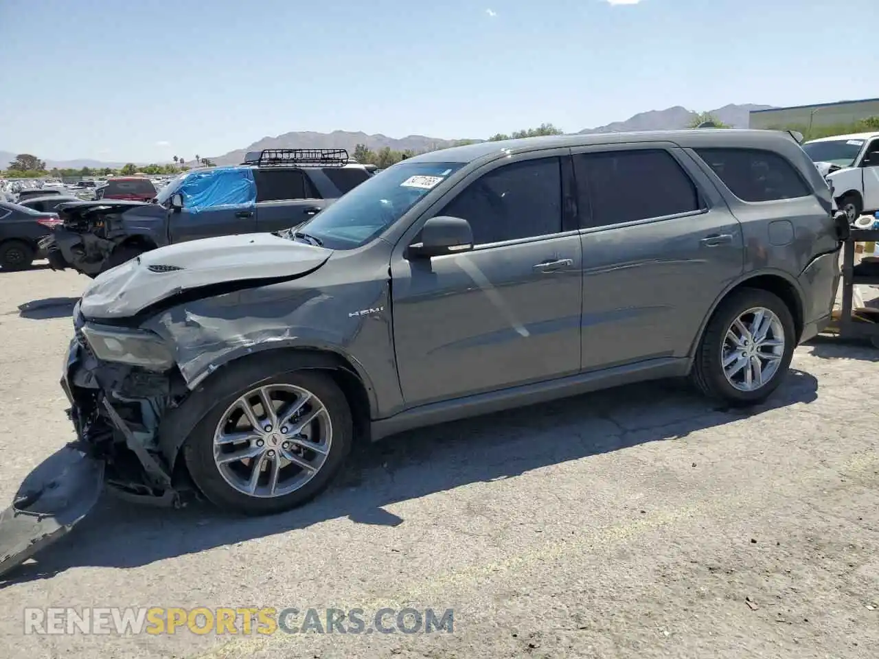 1 Photograph of a damaged car 1C4SDJCT1NC136202 DODGE DURANGO 2022