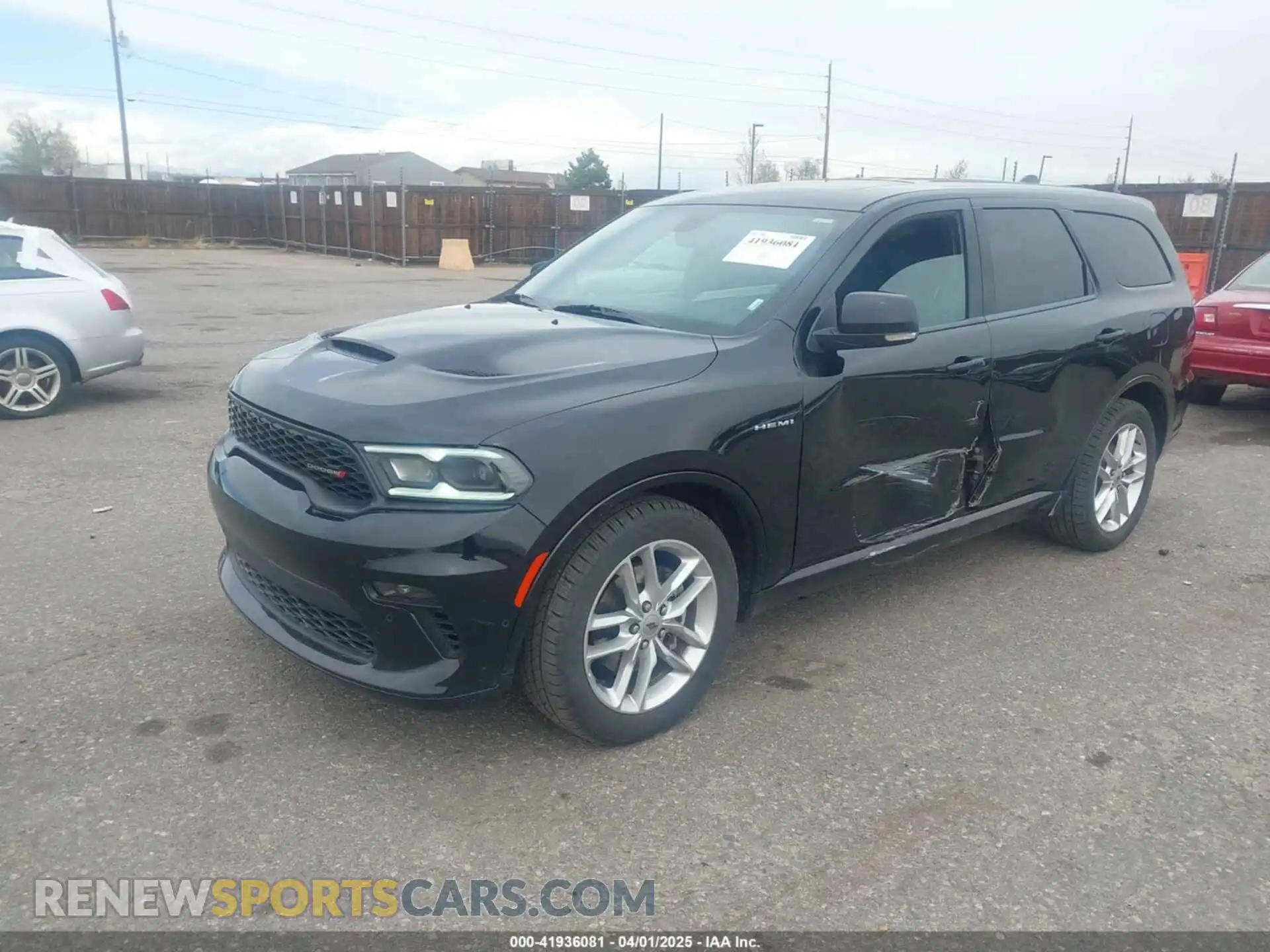 2 Photograph of a damaged car 1C4SDJCT1NC221394 DODGE DURANGO 2022