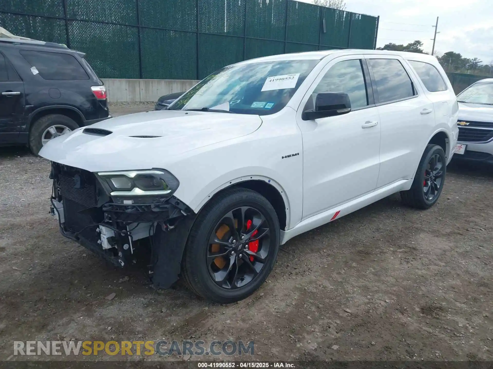 2 Photograph of a damaged car 1C4SDJCT1NC223078 DODGE DURANGO 2022
