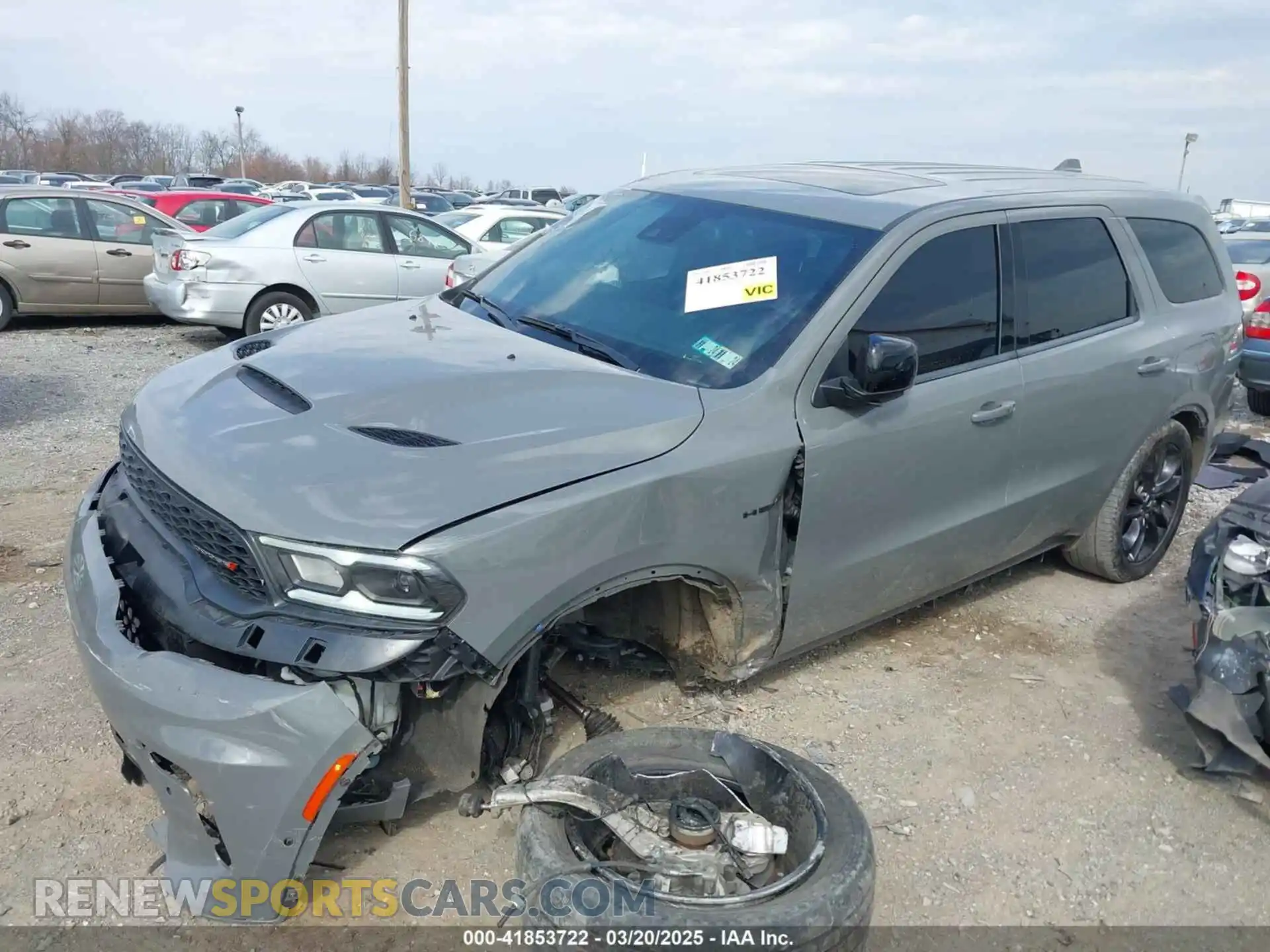 2 Photograph of a damaged car 1C4SDJCT2NC106688 DODGE DURANGO 2022
