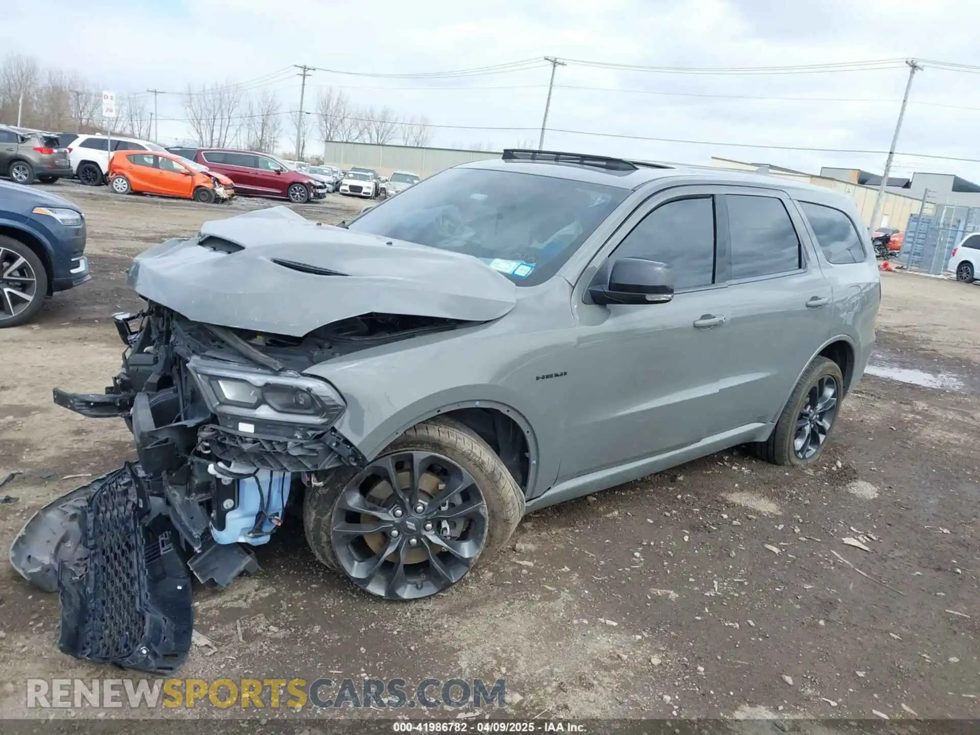 2 Photograph of a damaged car 1C4SDJCT2NT207598 DODGE DURANGO 2022
