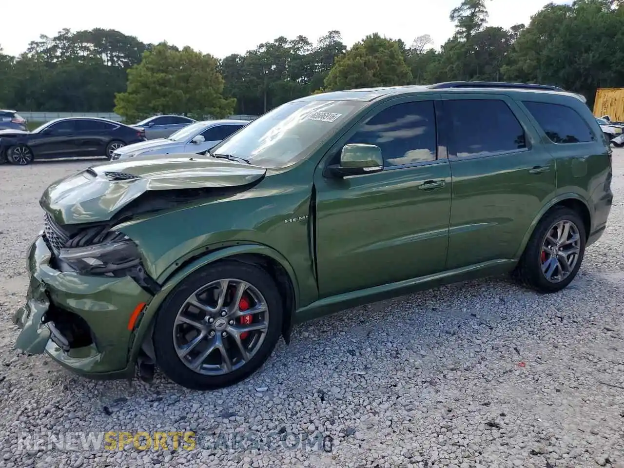 1 fotografías del automóvil dañado 1C4SDJCT3NC100964 DODGE DURANGO 2022