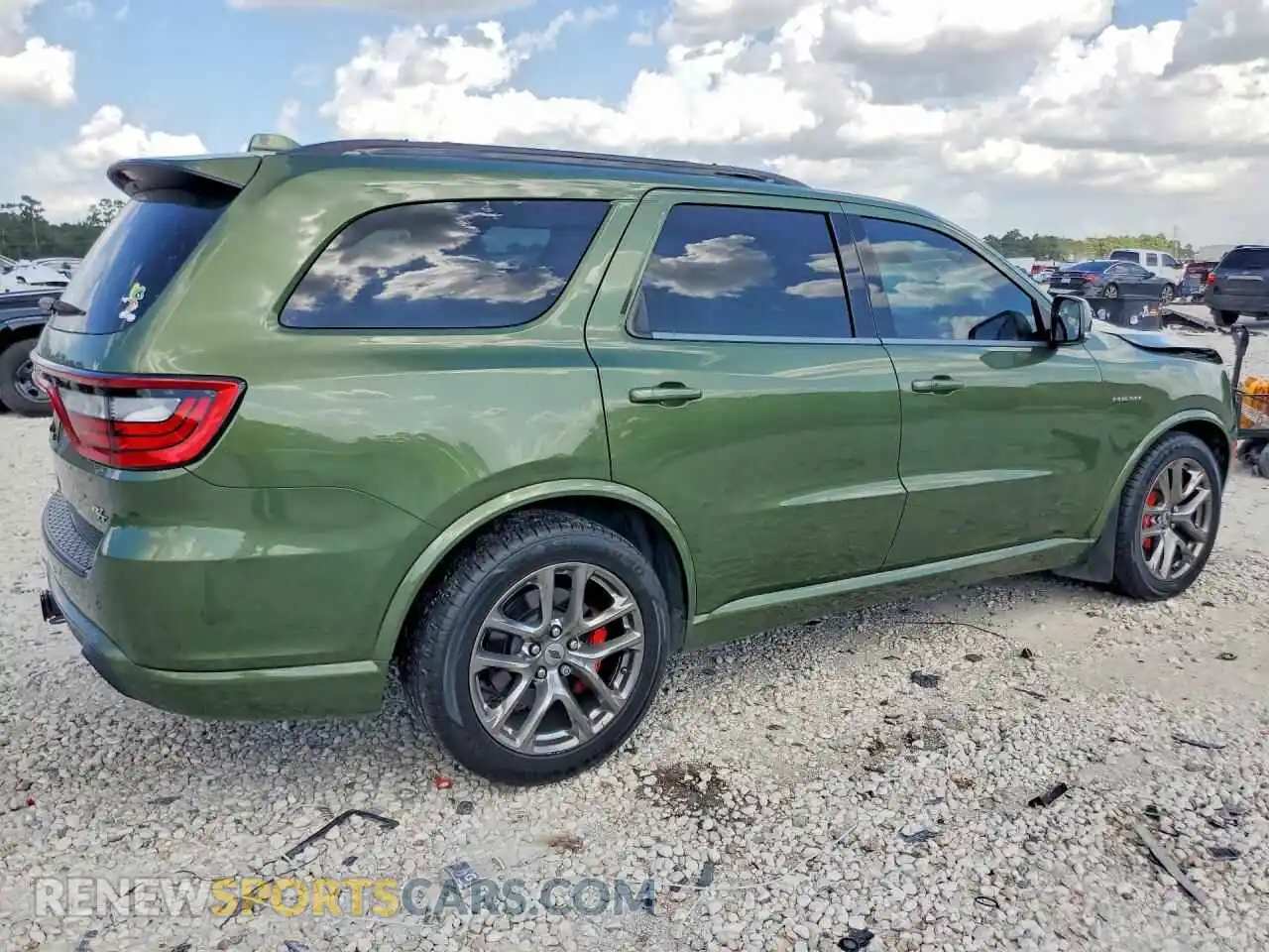 3 fotografías del automóvil dañado 1C4SDJCT3NC100964 DODGE DURANGO 2022