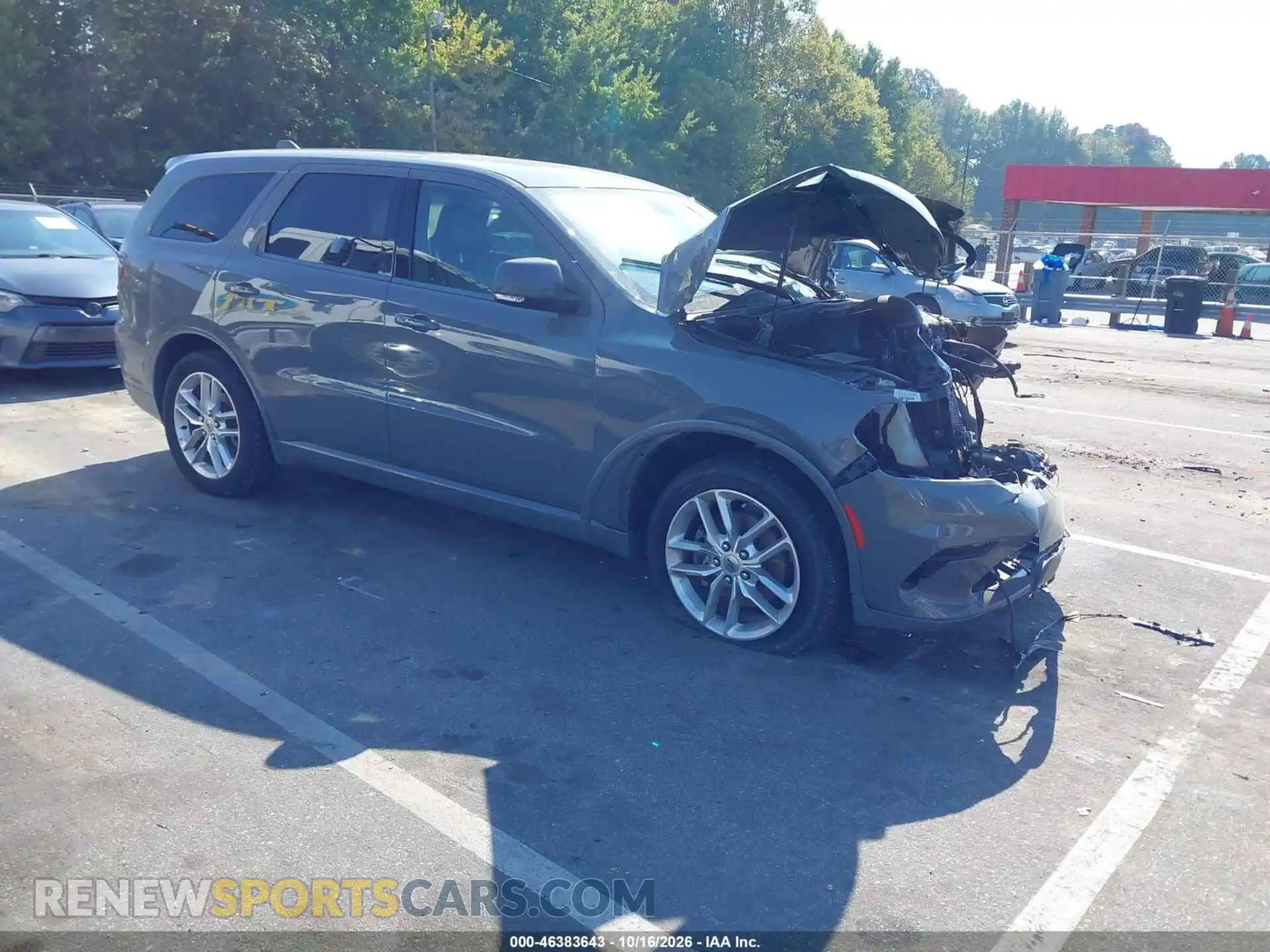 1 Photograph of a damaged car 1C4SDJCT3NC104996 DODGE DURANGO 2022