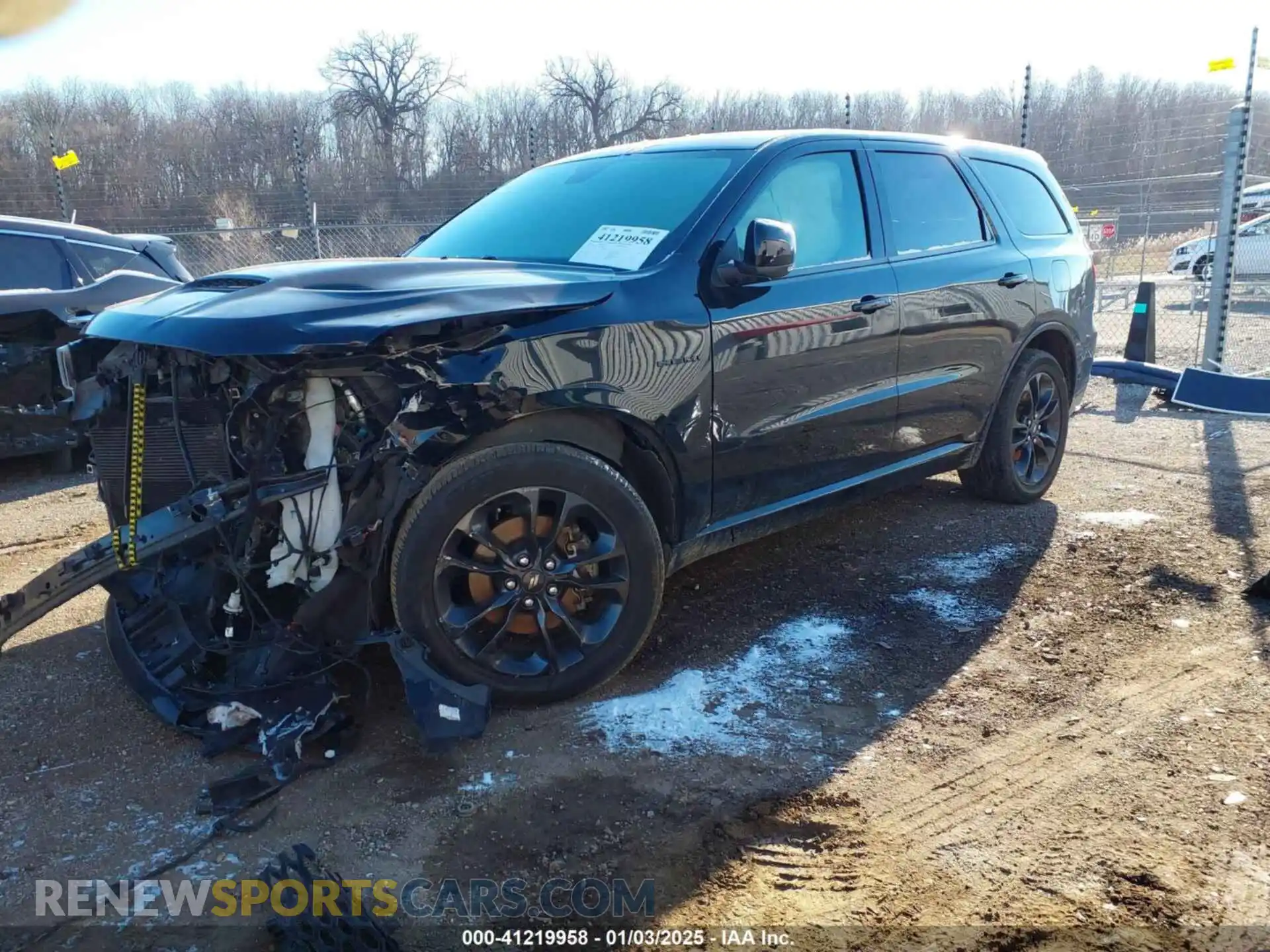 2 Photograph of a damaged car 1C4SDJCT3NC216195 DODGE DURANGO 2022
