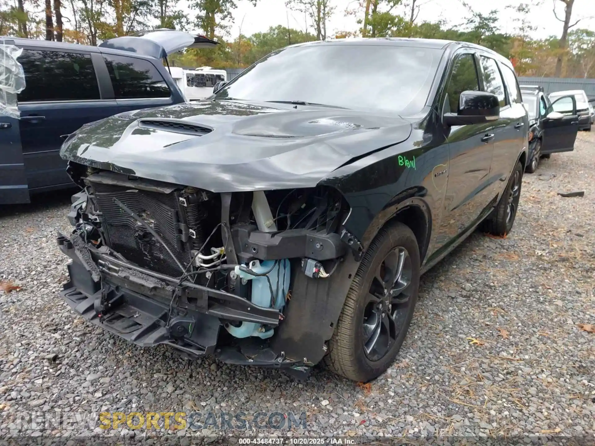 2 Photograph of a damaged car 1C4SDJCT4NC221387 DODGE DURANGO 2022