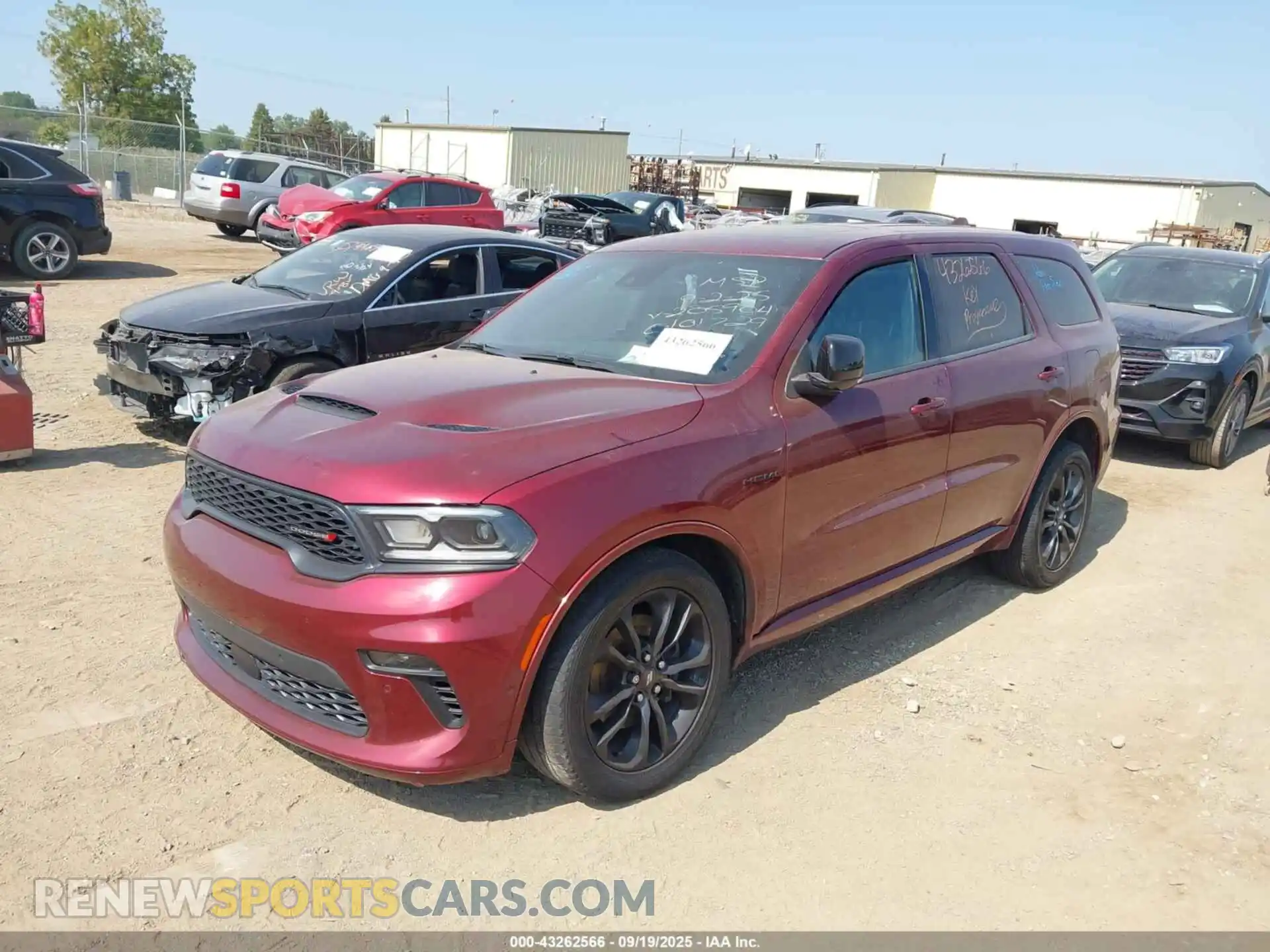 2 Photograph of a damaged car 1C4SDJCT6NC205904 DODGE DURANGO 2022