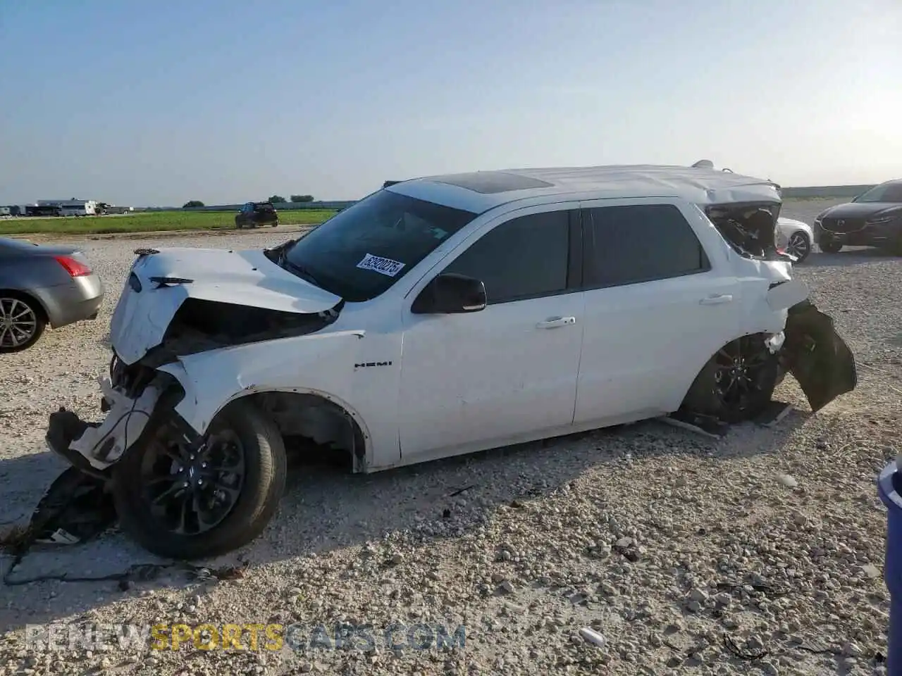 1 Photograph of a damaged car 1C4SDJCT6NC222654 DODGE DURANGO 2022