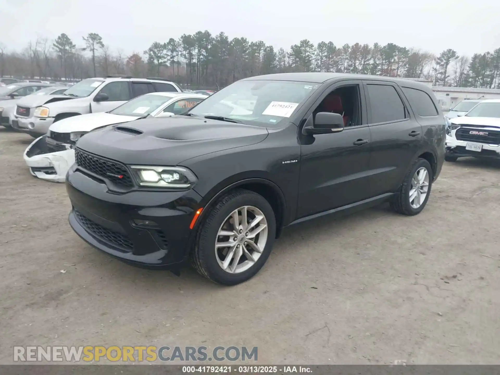 2 Photograph of a damaged car 1C4SDJCT6NC230513 DODGE DURANGO 2022