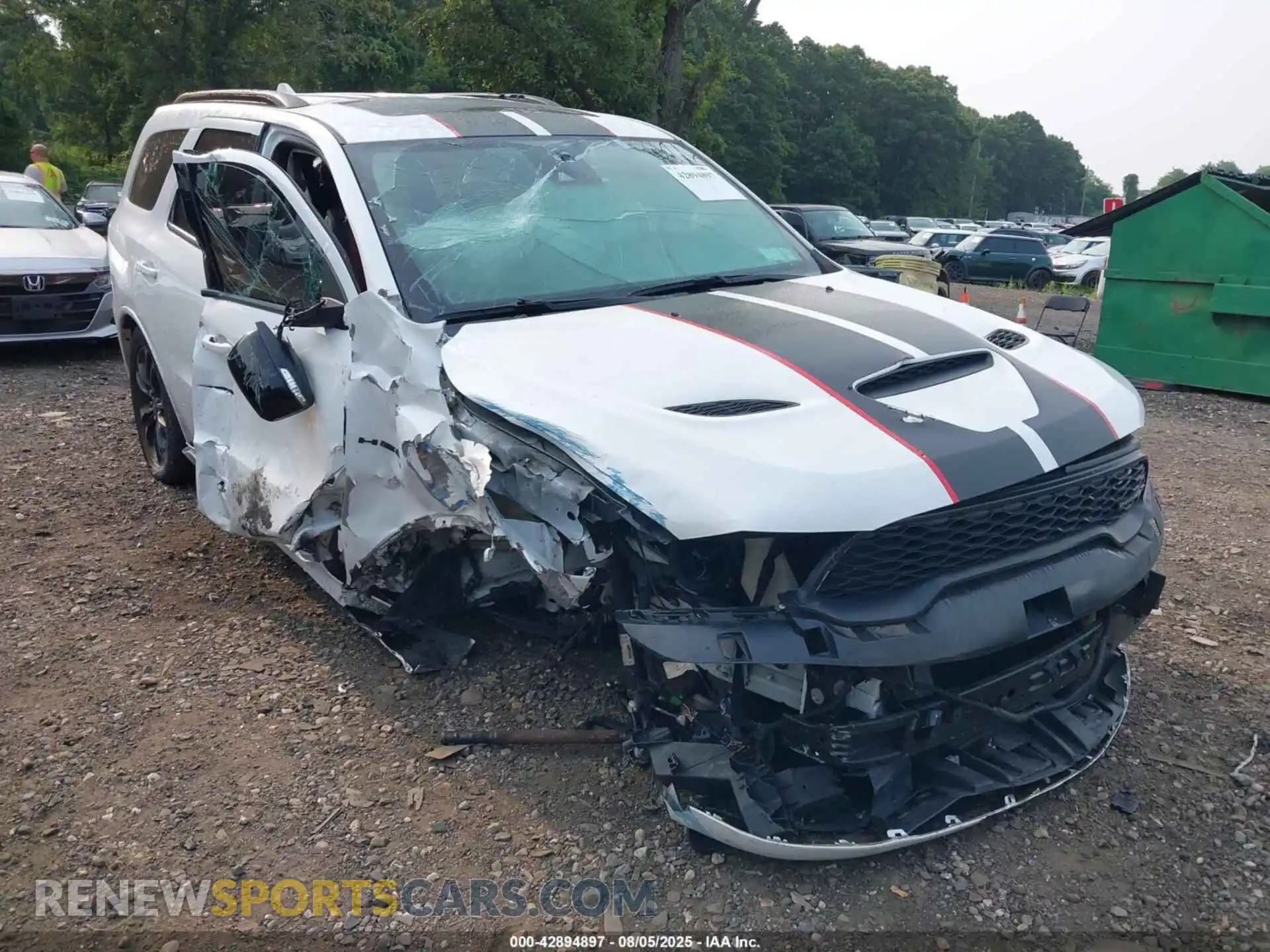 1 Photograph of a damaged car 1C4SDJCT7NC196890 DODGE DURANGO 2022