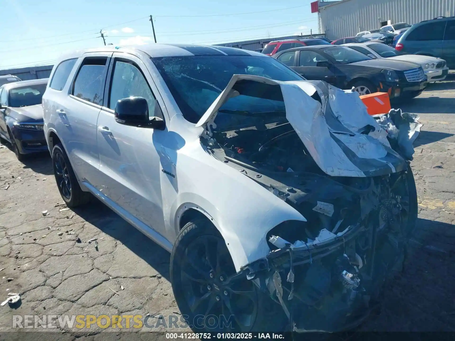 1 Photograph of a damaged car 1C4SDJCT8NC223062 DODGE DURANGO 2022
