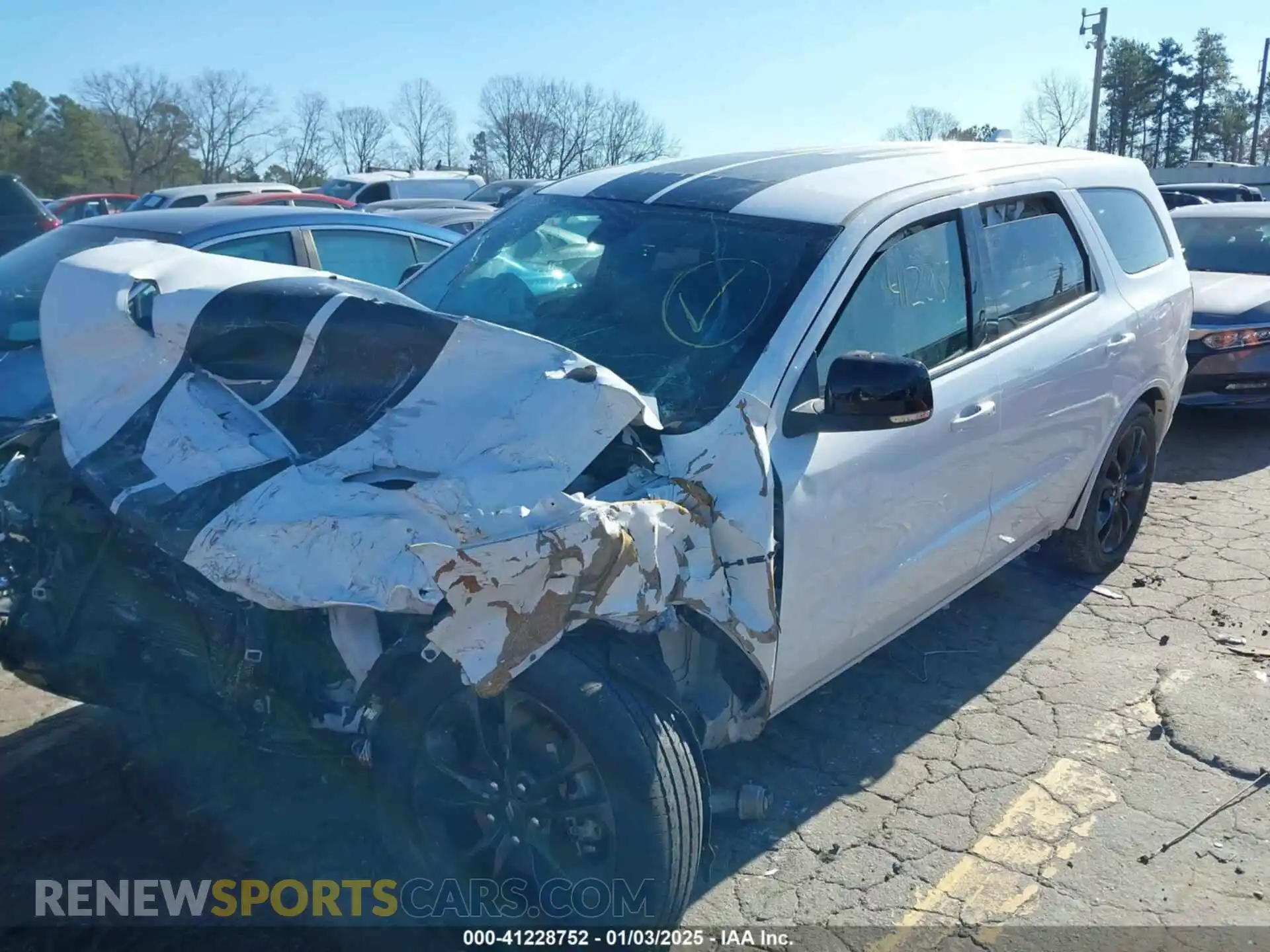 2 Photograph of a damaged car 1C4SDJCT8NC223062 DODGE DURANGO 2022